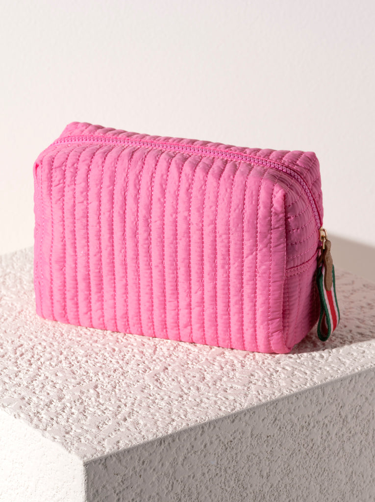Shiraleah - Ezra Quilted Nylon Large Cosmetic Pouch