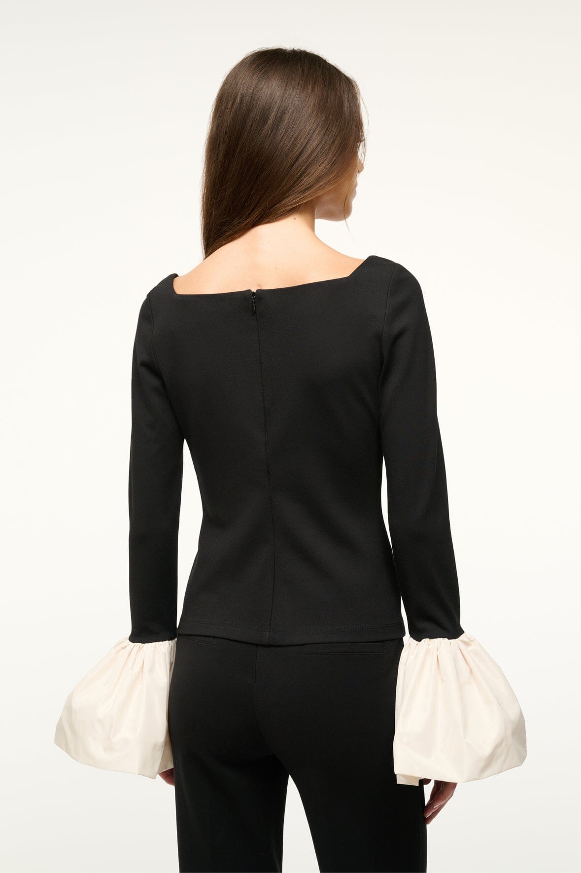 Staud - Women - Black Ivory Paige Top