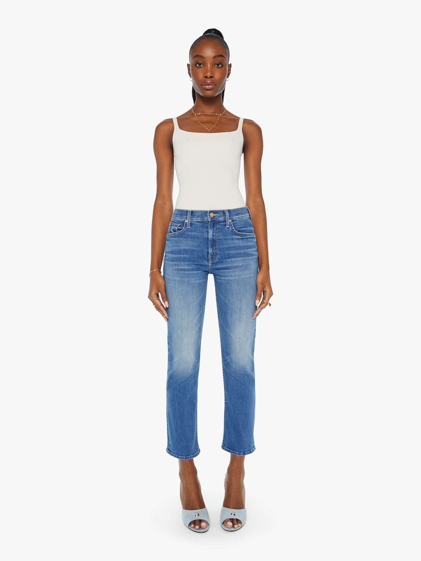Mother Denim - Women - Lhasa Love The Mid Rise Rider Ankle