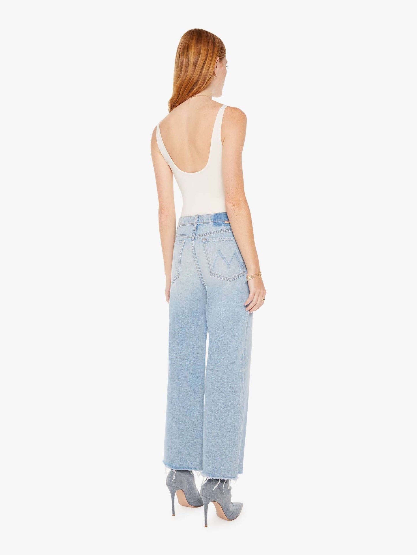 Mother Denim - Women - I'm With The Band The Rambler Zip Ankle Fray