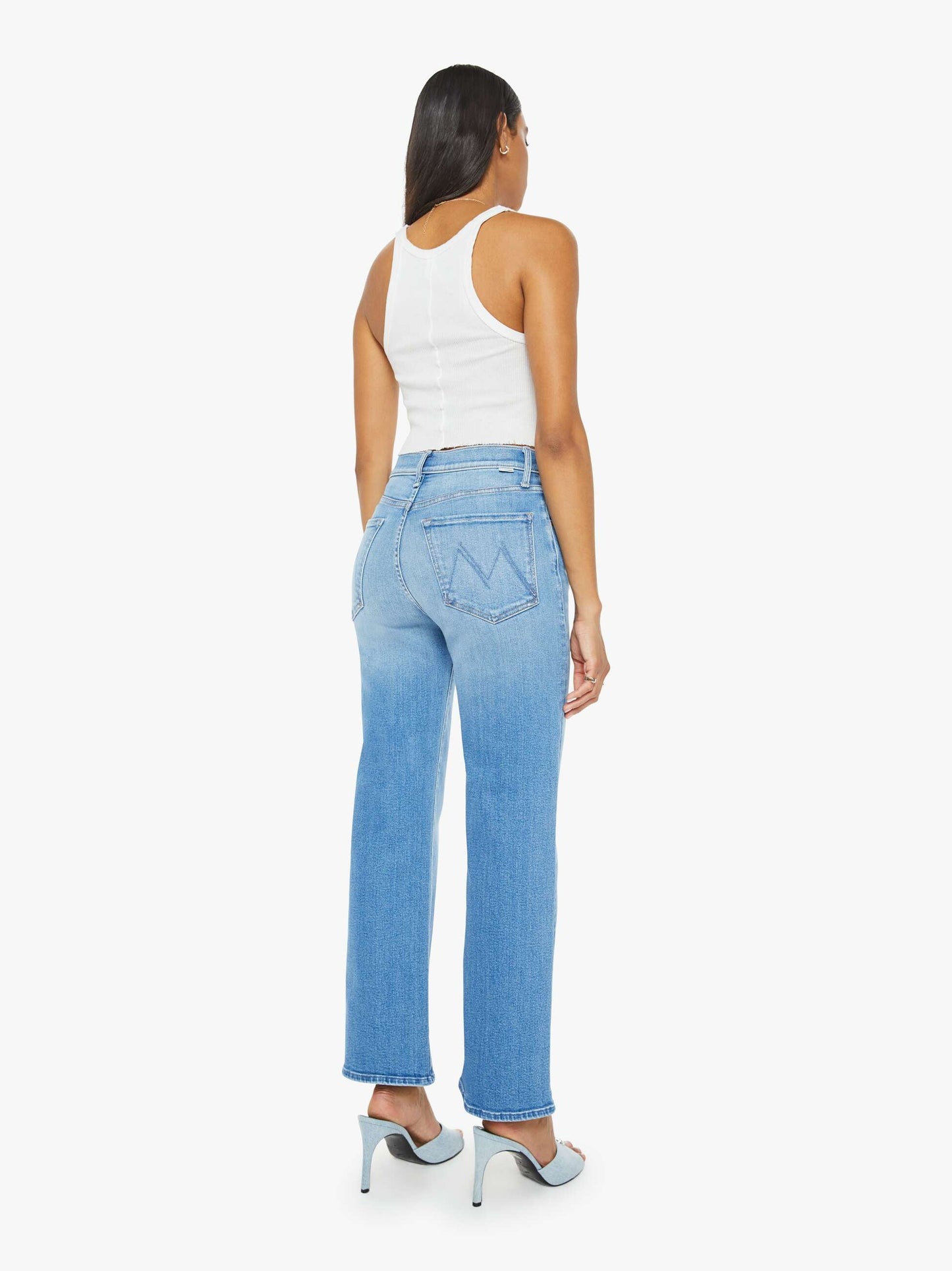 MOTHER Denim - Women - Read Between The Lines The Rambler Zip Flood