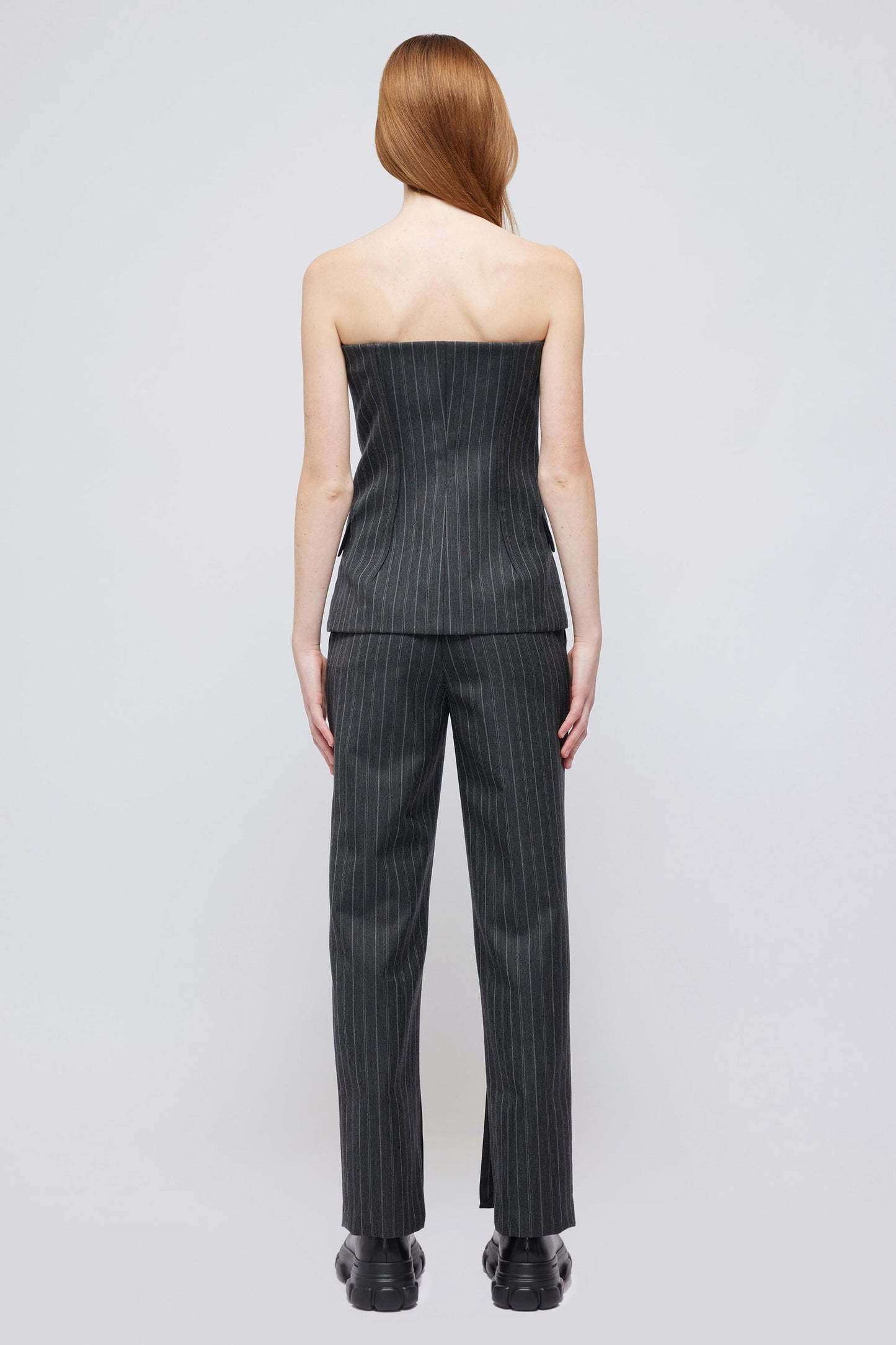 Simkhai - Women - Grey Pinstripe Billie Top
