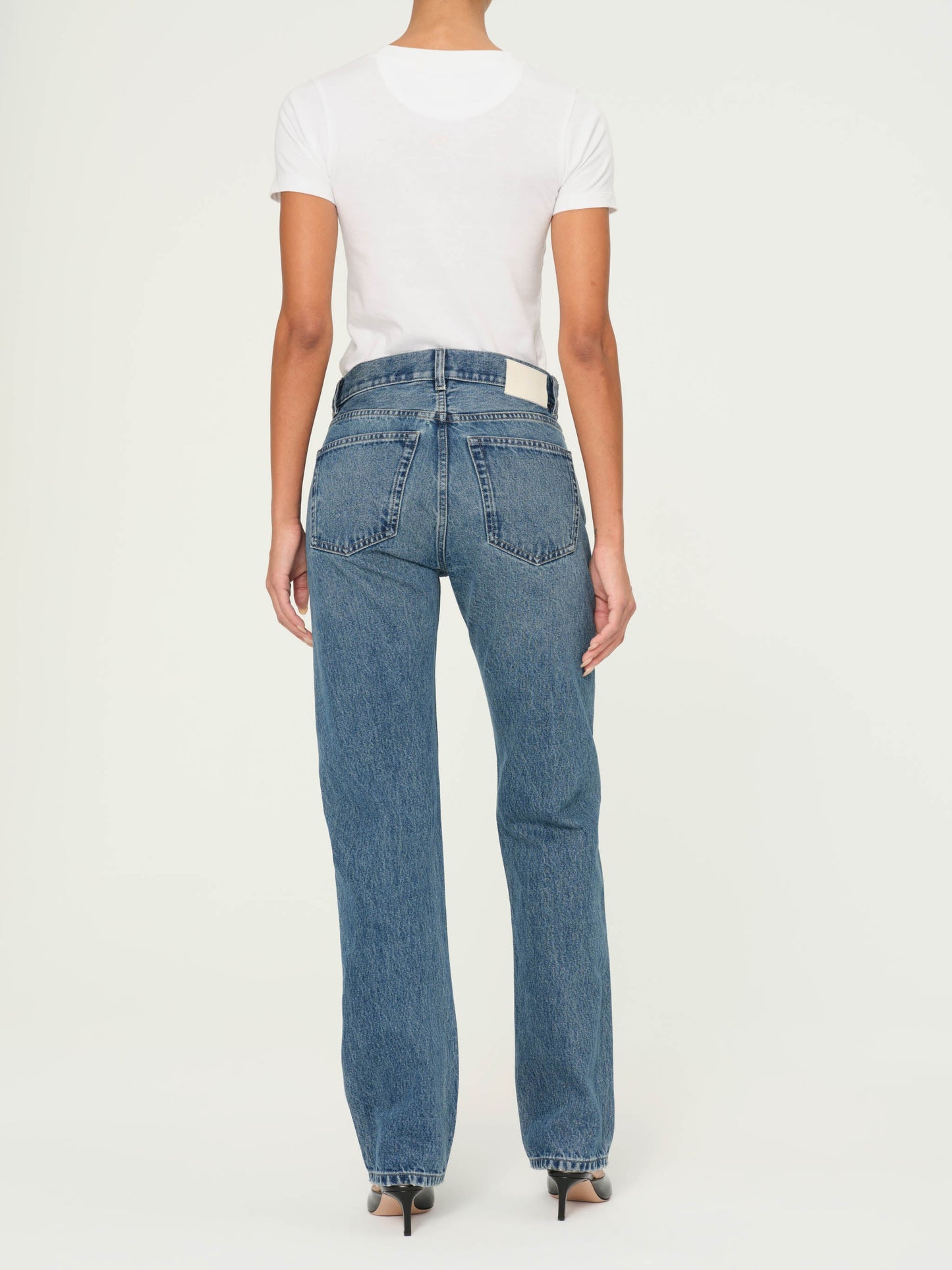 DL1961 - Women - Endless Sea Romie Straight Mid Rise Jeans