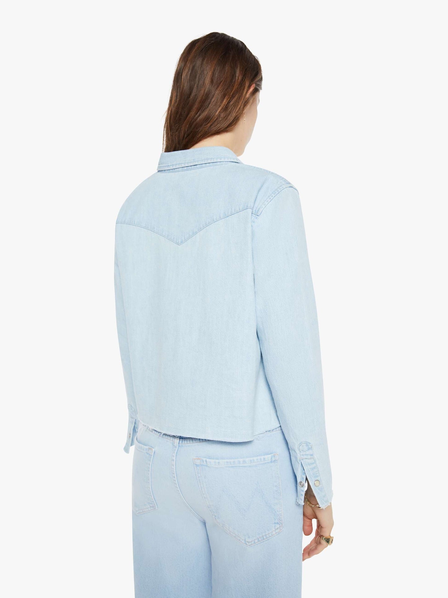 Mother Denim - Women - No End In Sight The Super Ex's Crop Shirt
