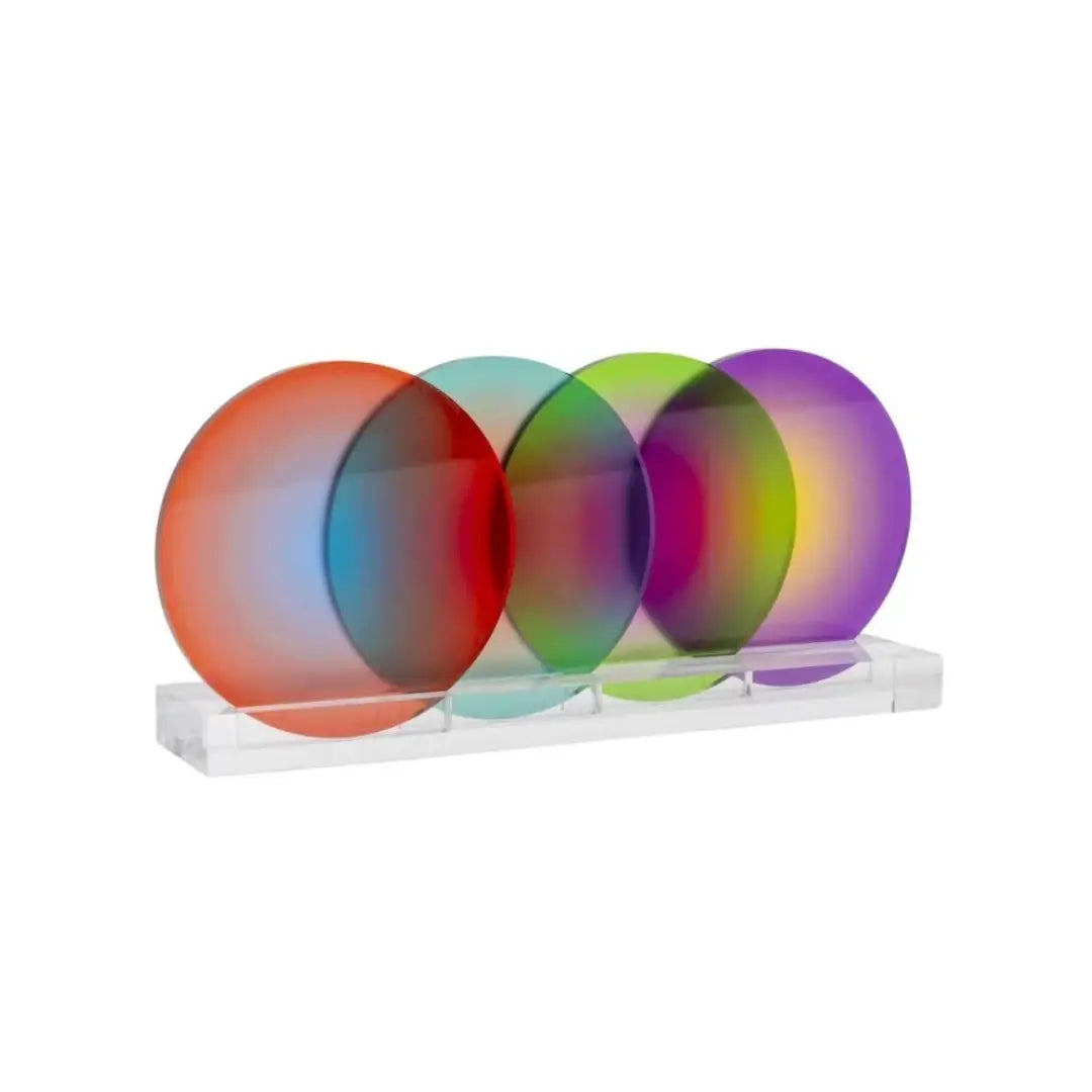 4AP Gradient Lucite Coasters