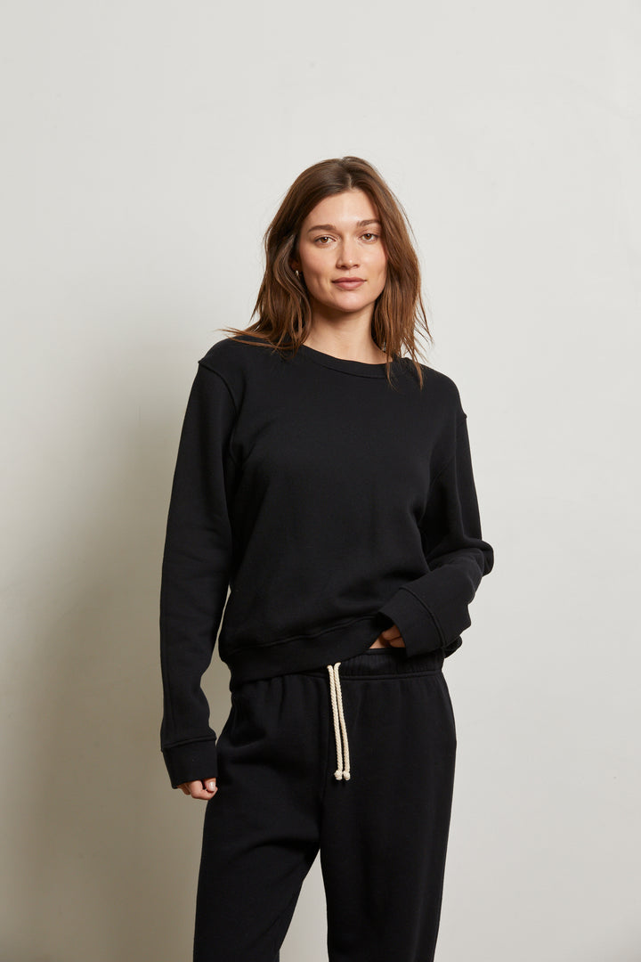 Perfect White Tee - Women - True Black Scarlett Sweatshirt