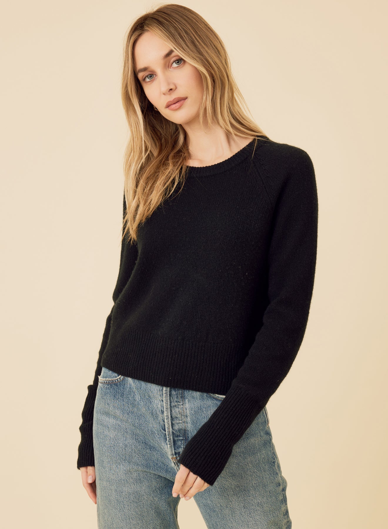 One Grey Day - Women - Blakely Cashmere Crewneck