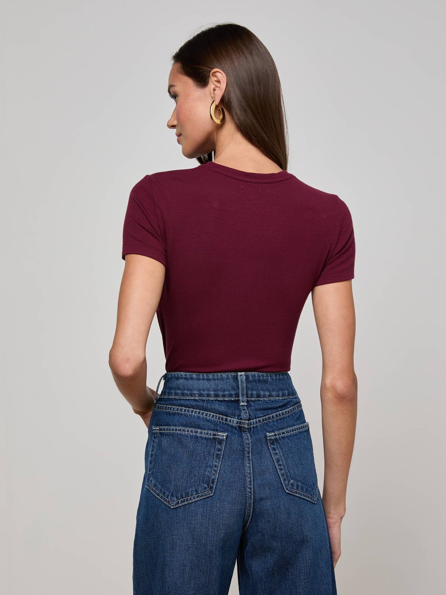 L'agence - Women - Dark Port Ressi Fitted Tee