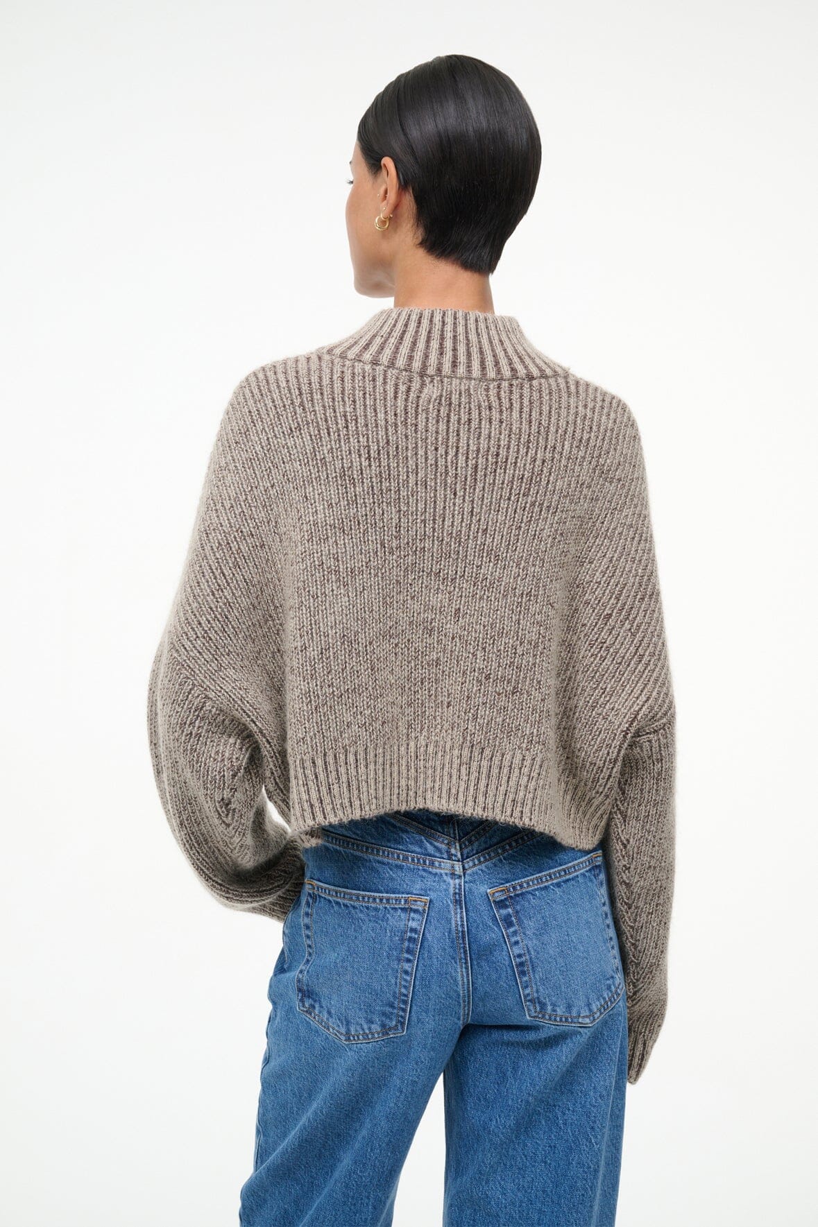 Staud - Women - Bisuqe Cropped Hampton Sweater