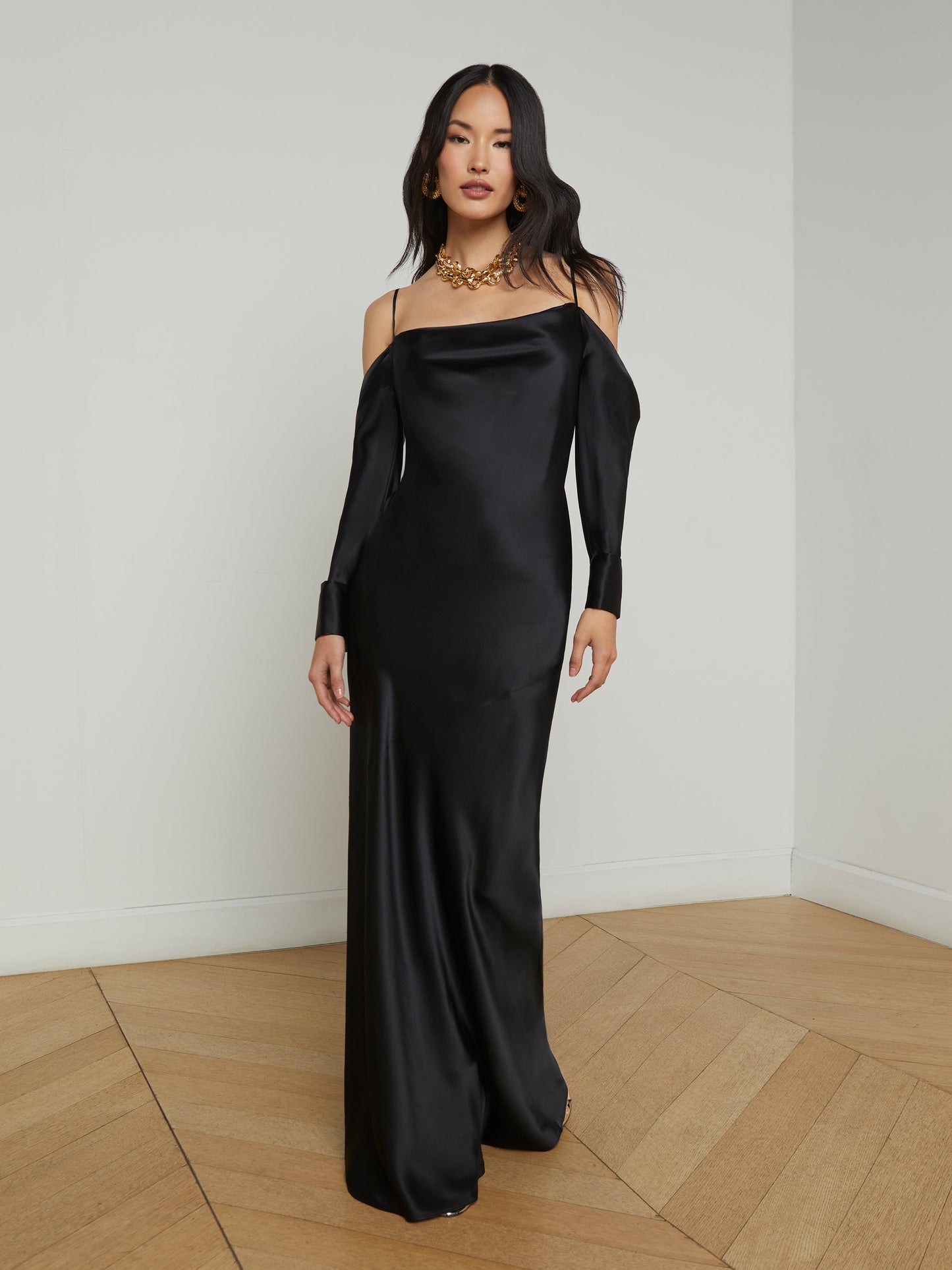 L'agence - Women - Black Melly Silk Gown