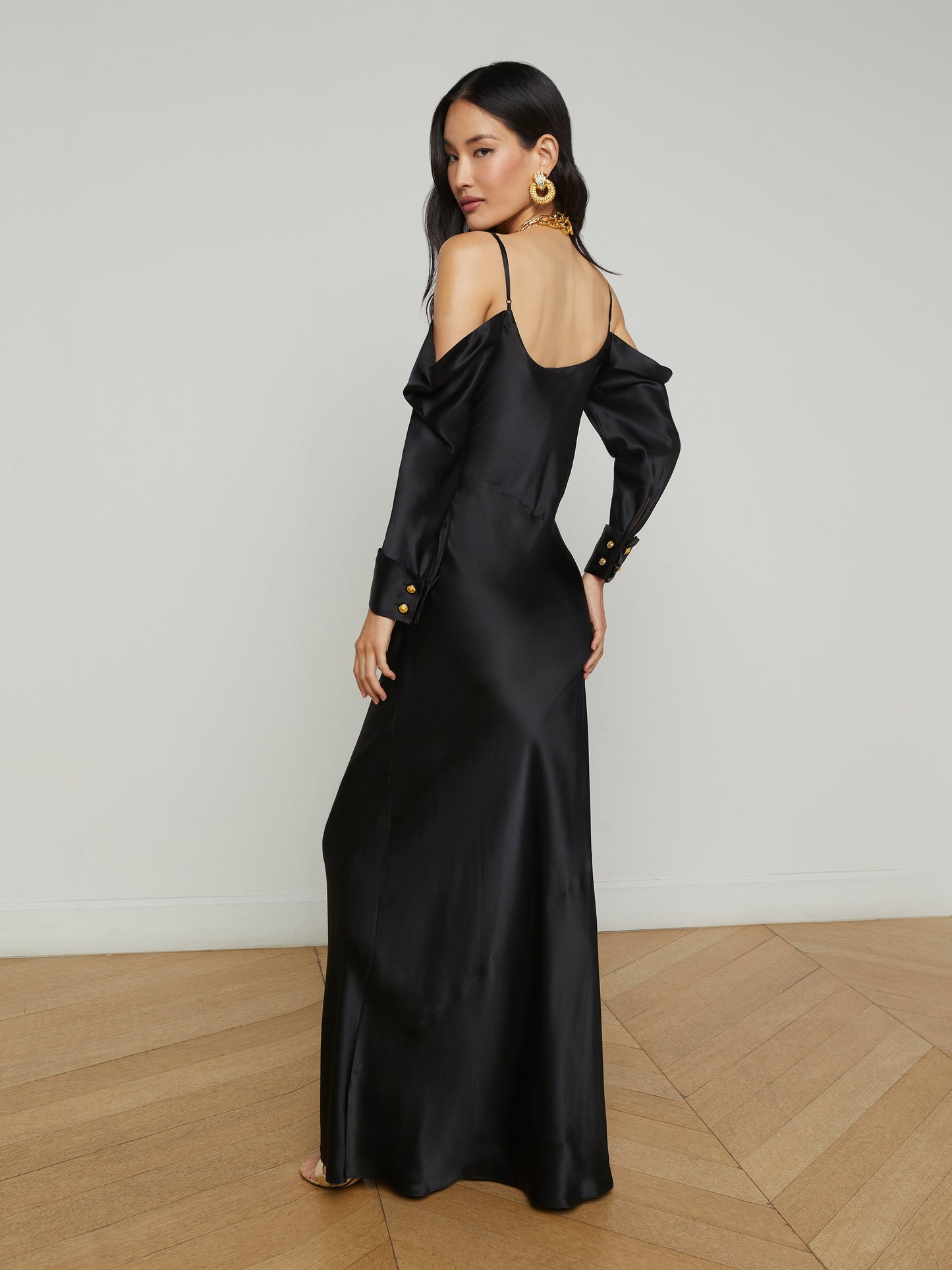 L'agence - Women - Black Melly Silk Gown