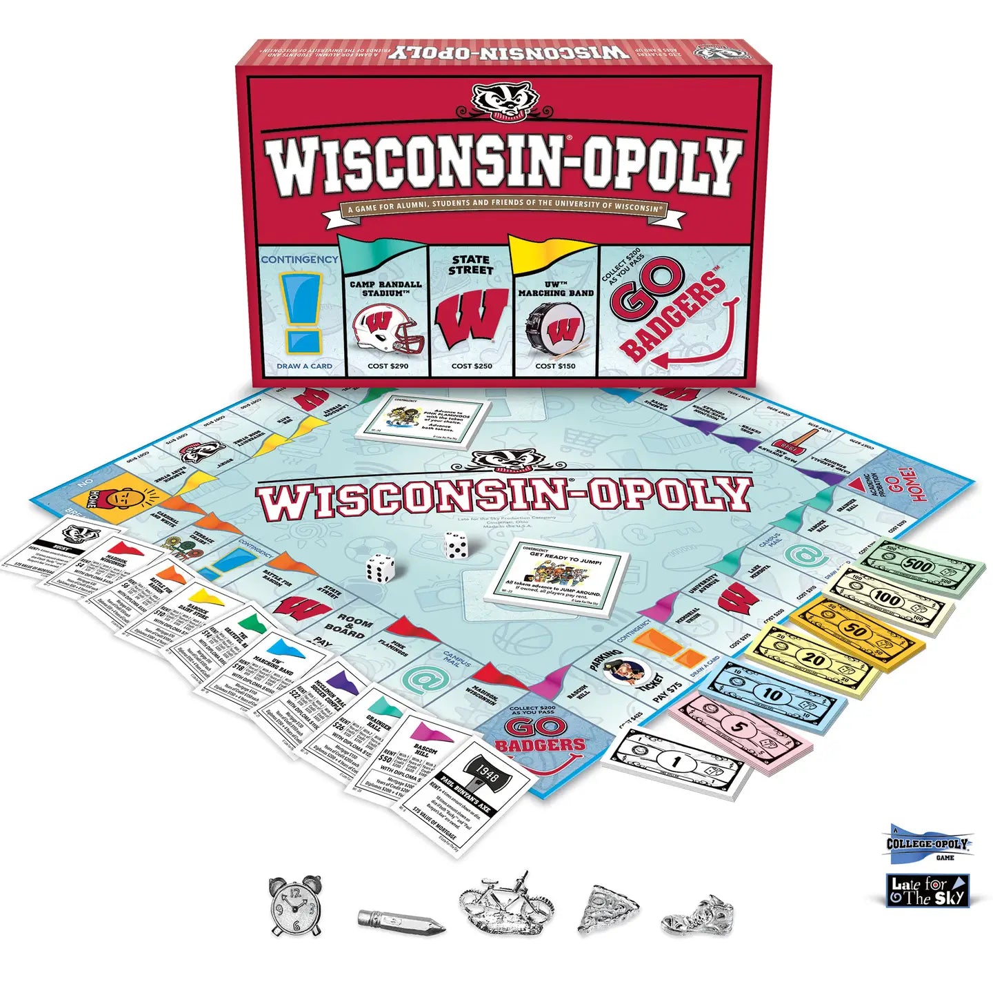 Late For The Sky Wisconsin Opoly