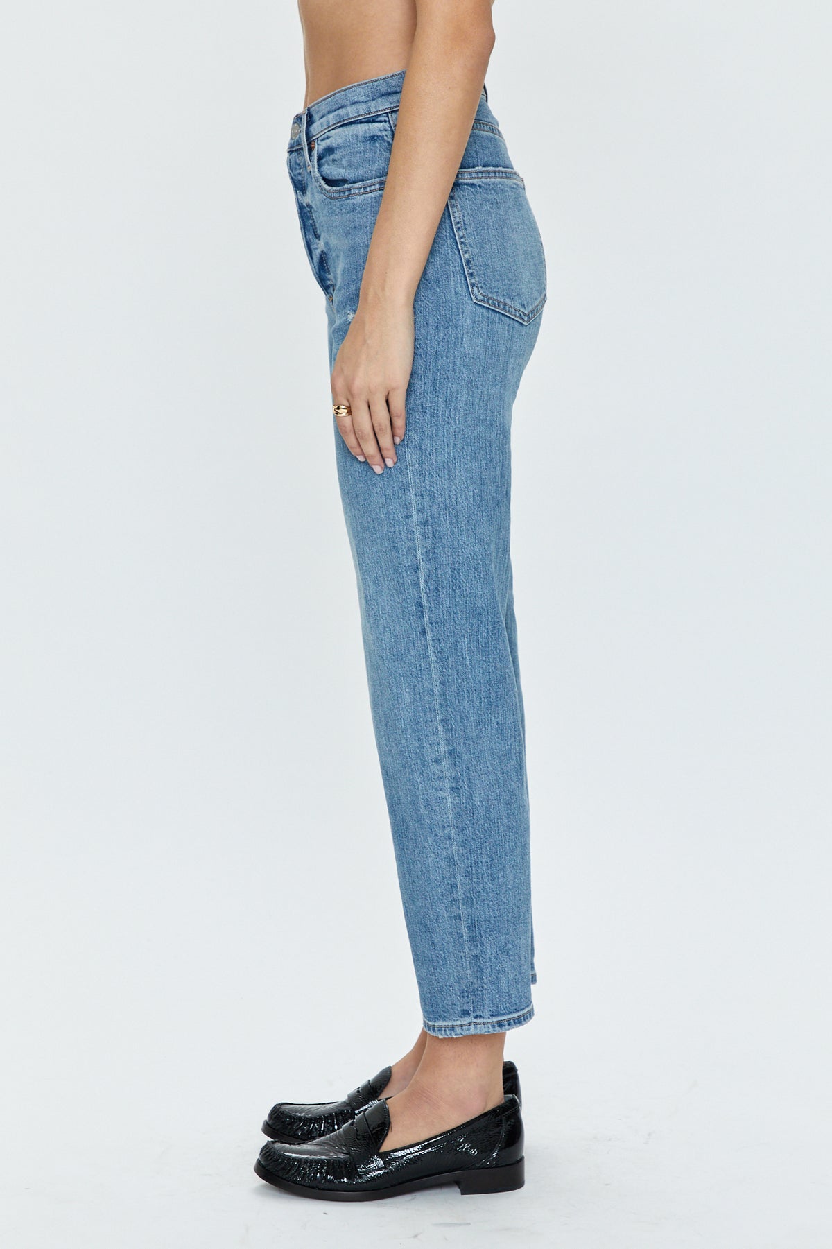 Pistola Denim - Women - Cambridge Vintage Cassie Crop Super High Rise Straight Crop