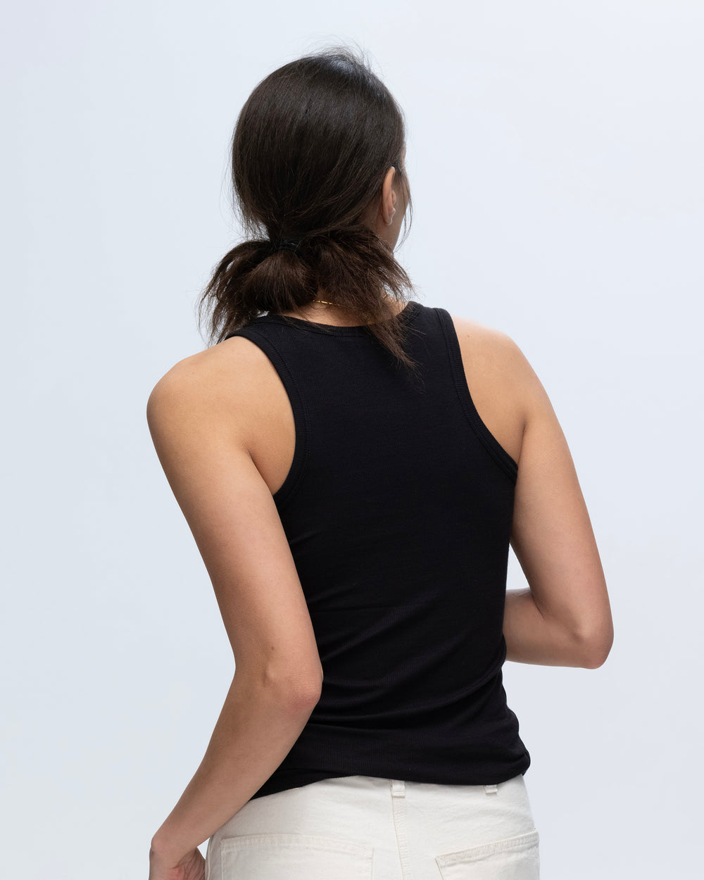ATM Collection - Women - Black Modal Rib Boy Tank