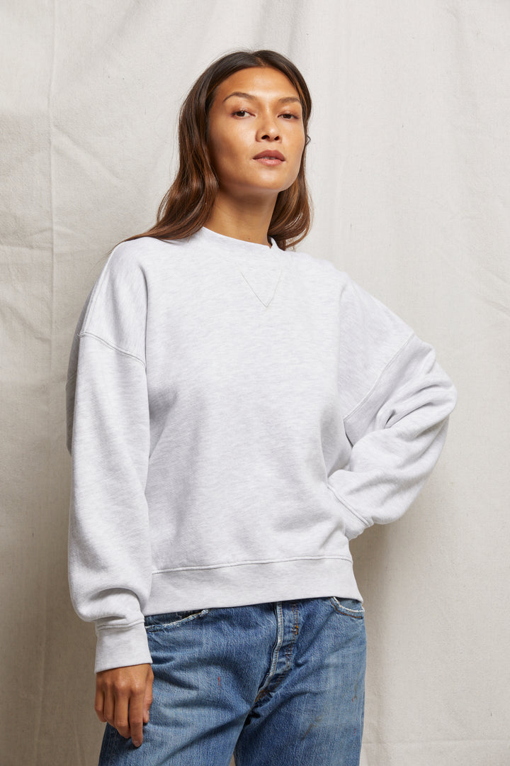 Perfect White Tee - Women - Ash Blake Oversized Crew Sweatshirt