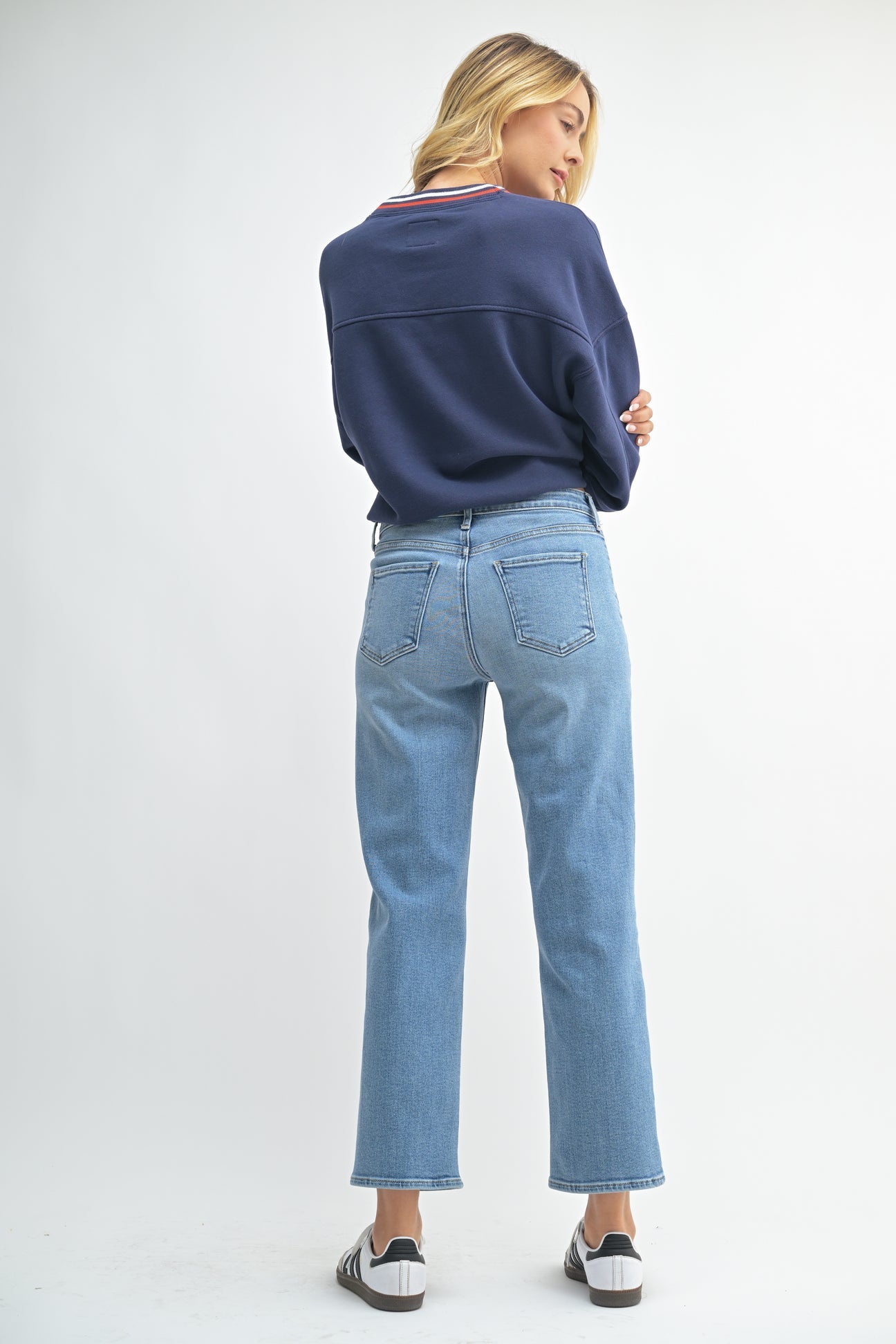 Guys N Gals - Women - Light Denim The Utility Pocket Straight