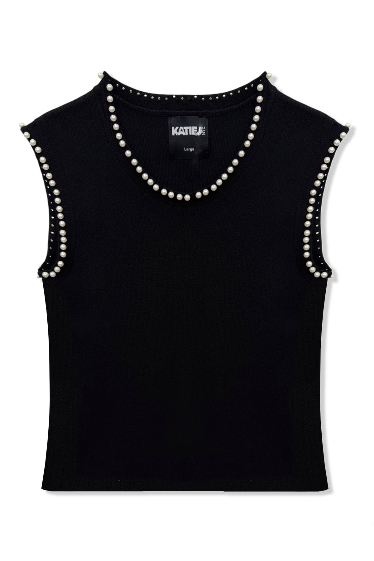 KatieJ NYC - Tween - Black Buffy Top