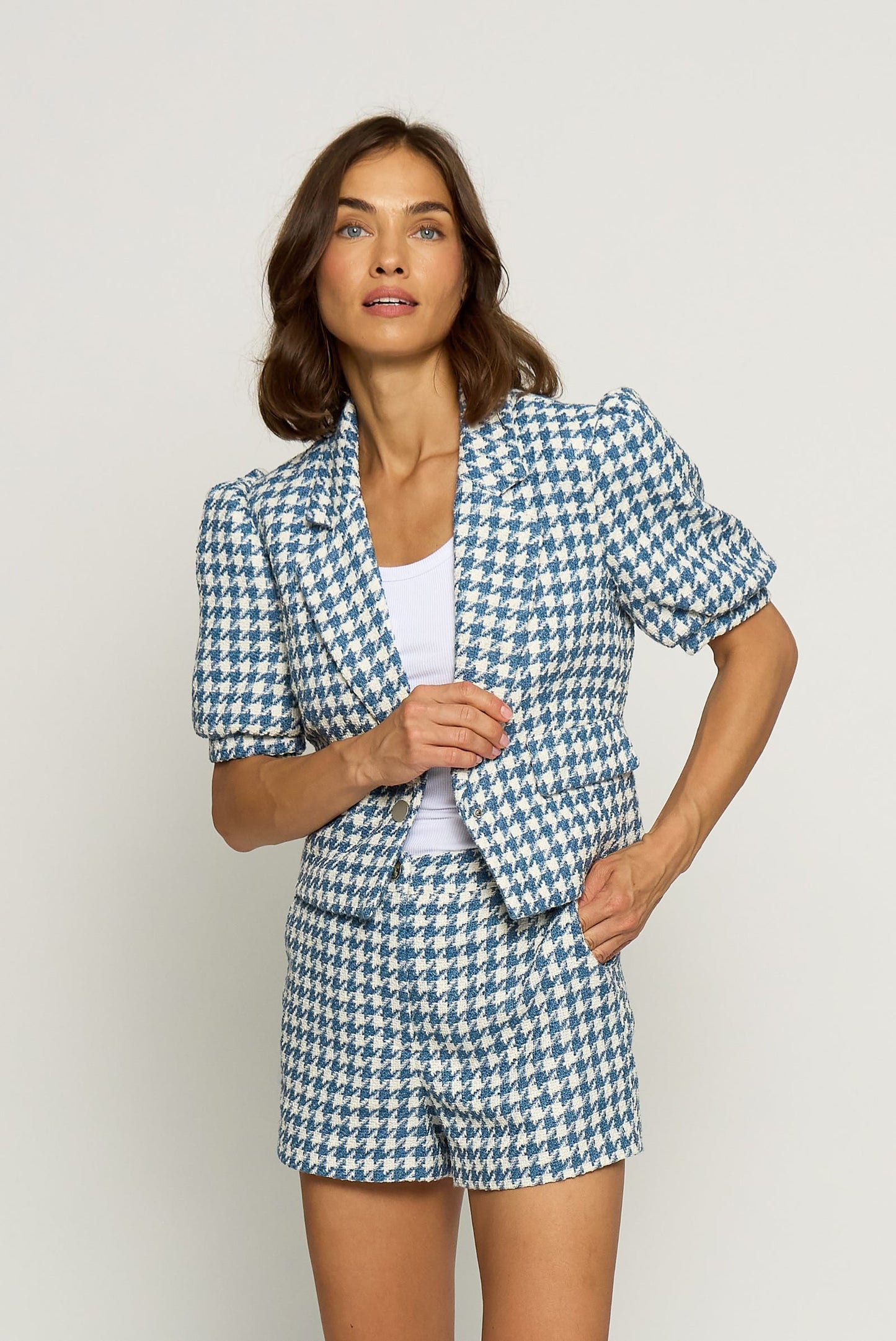 Central Park West - Women - Blue Blazer Top