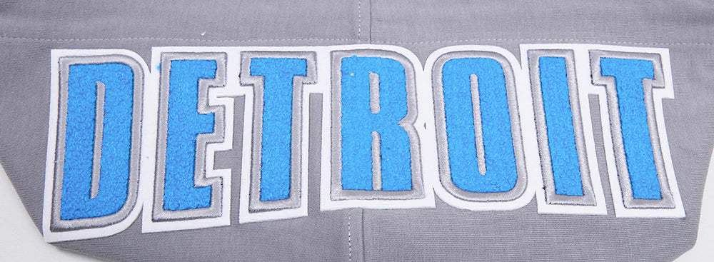 Mens- Grey NFL Detroit Lions Classic Mens Hoodie