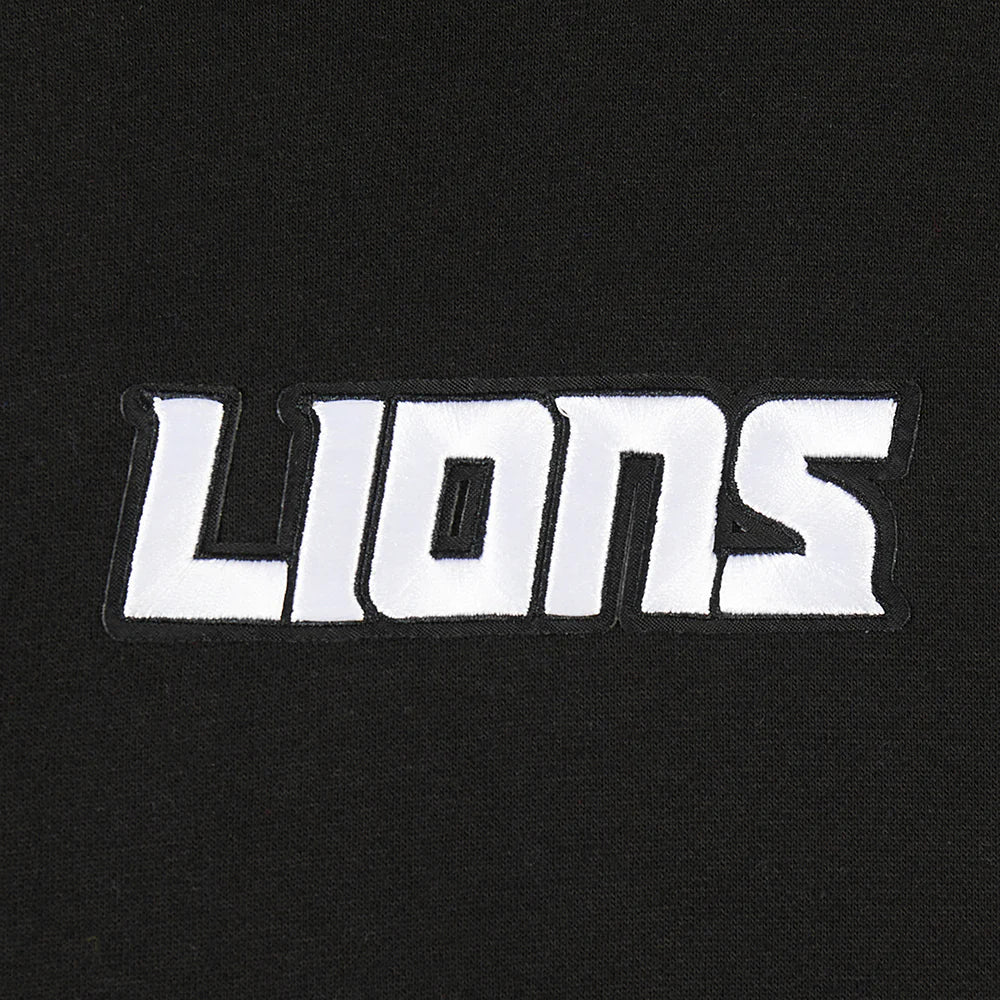 Mens - Black NFL Detroit Lions Wingspan Hoodie