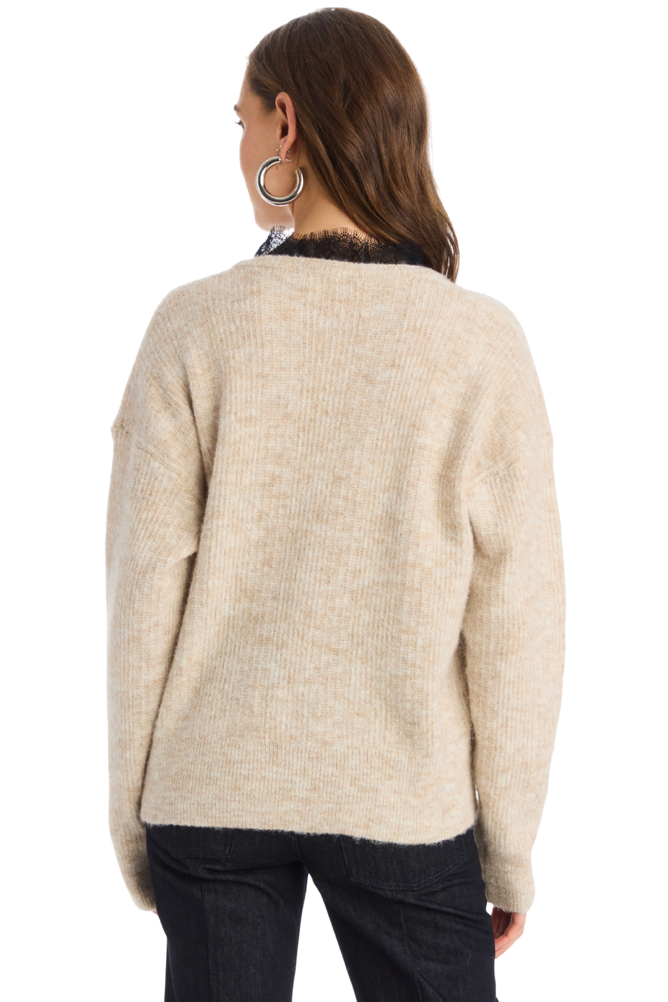 Allison - Women - Oatmeal Hepburn Sweater