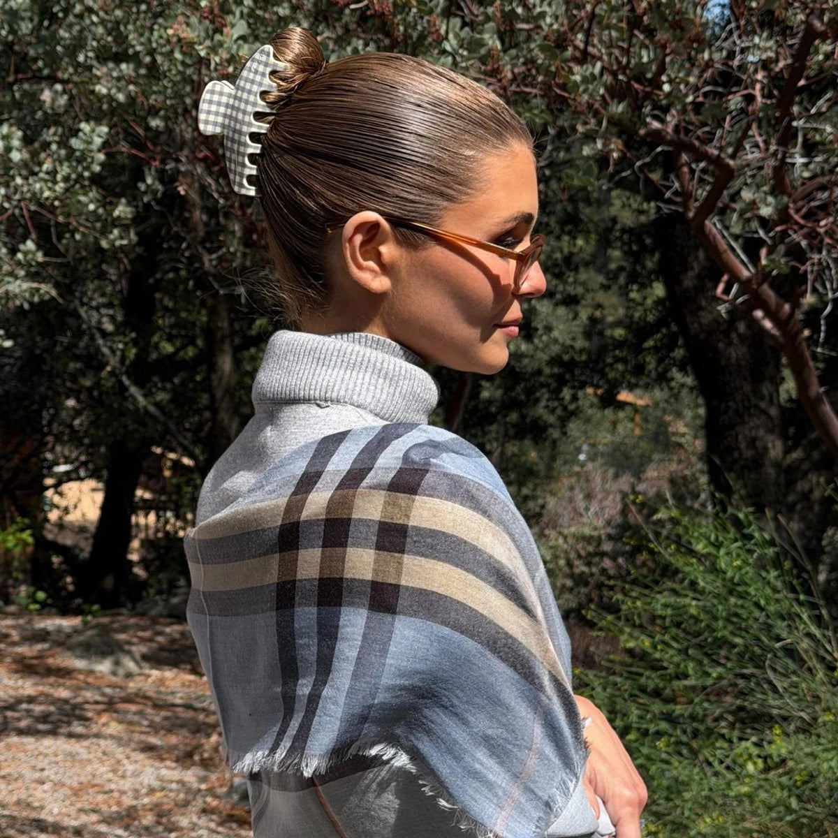 Emi Jay - Cozy Cloud Gingham Big Effing Clip