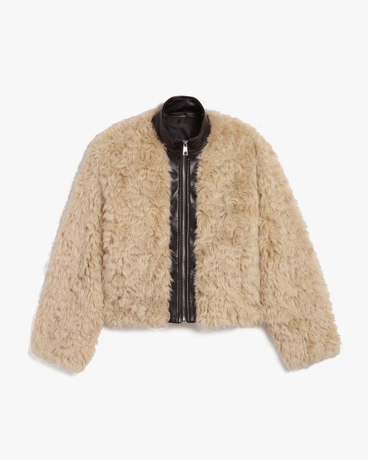 Apparis - Women - Noir/Bone Lillet Sherpa Bomber
