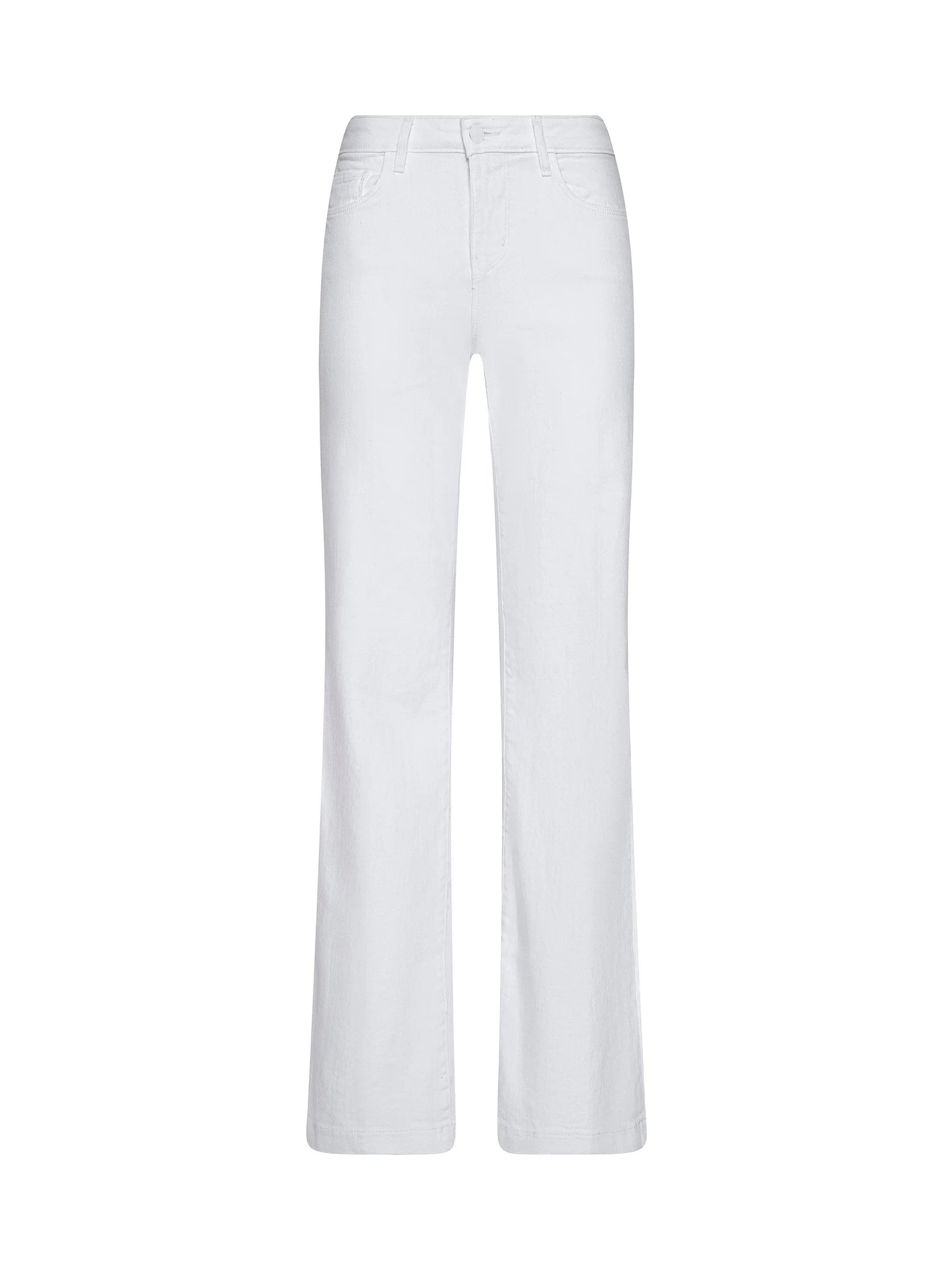 L'AGENCE - Women - Blanc Joanne Low-Rise Wide_Leg Jean