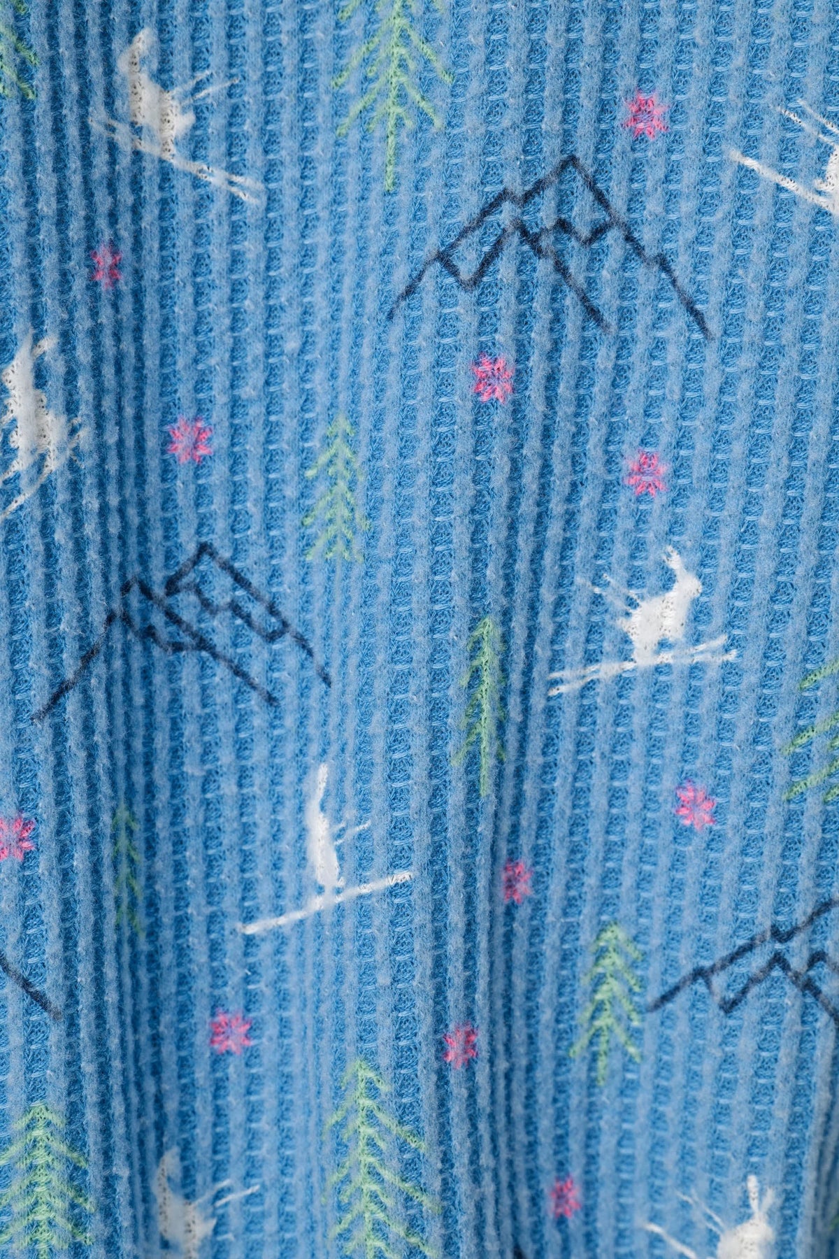 P.J. Salvage - Women - Off Blue Ski Jammie Classics Skiing Bunnies Long PJ Set
