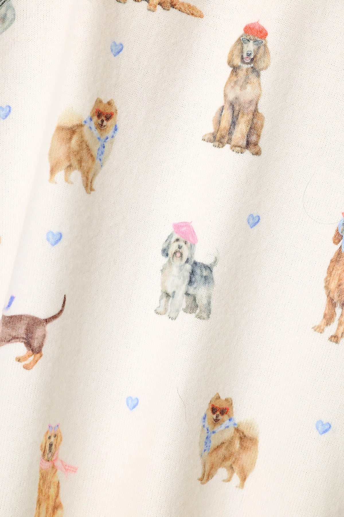 P.J. Salvage - Women - Ivory Meet Me in Pawris Dog Print Pj Set