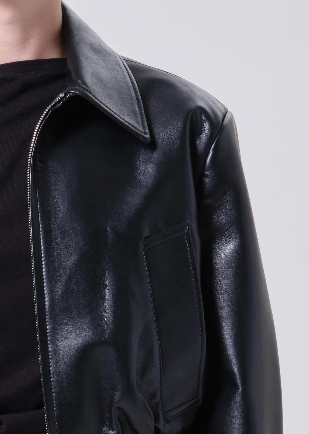 AGOLDE - Women - Detox Nahla Cropped Jacket (Recycled Leather)