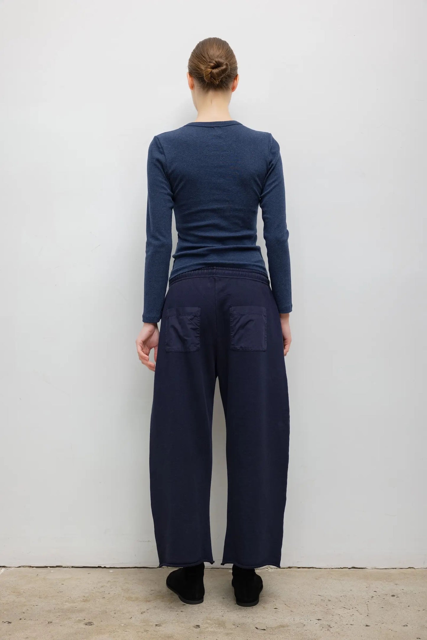 Leset - Women - Midnight Melange Nando Slim Fit Long Sleeve