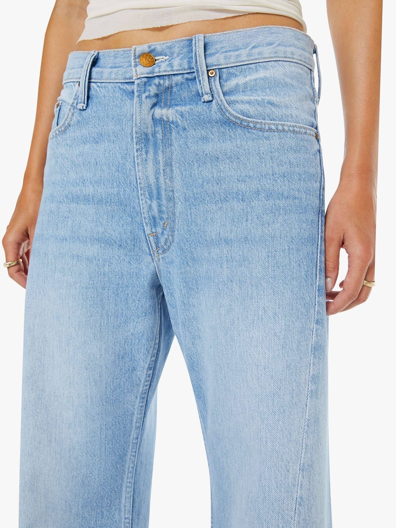 Mother - Women - Munchie The Lemon Twist Sneak Jean