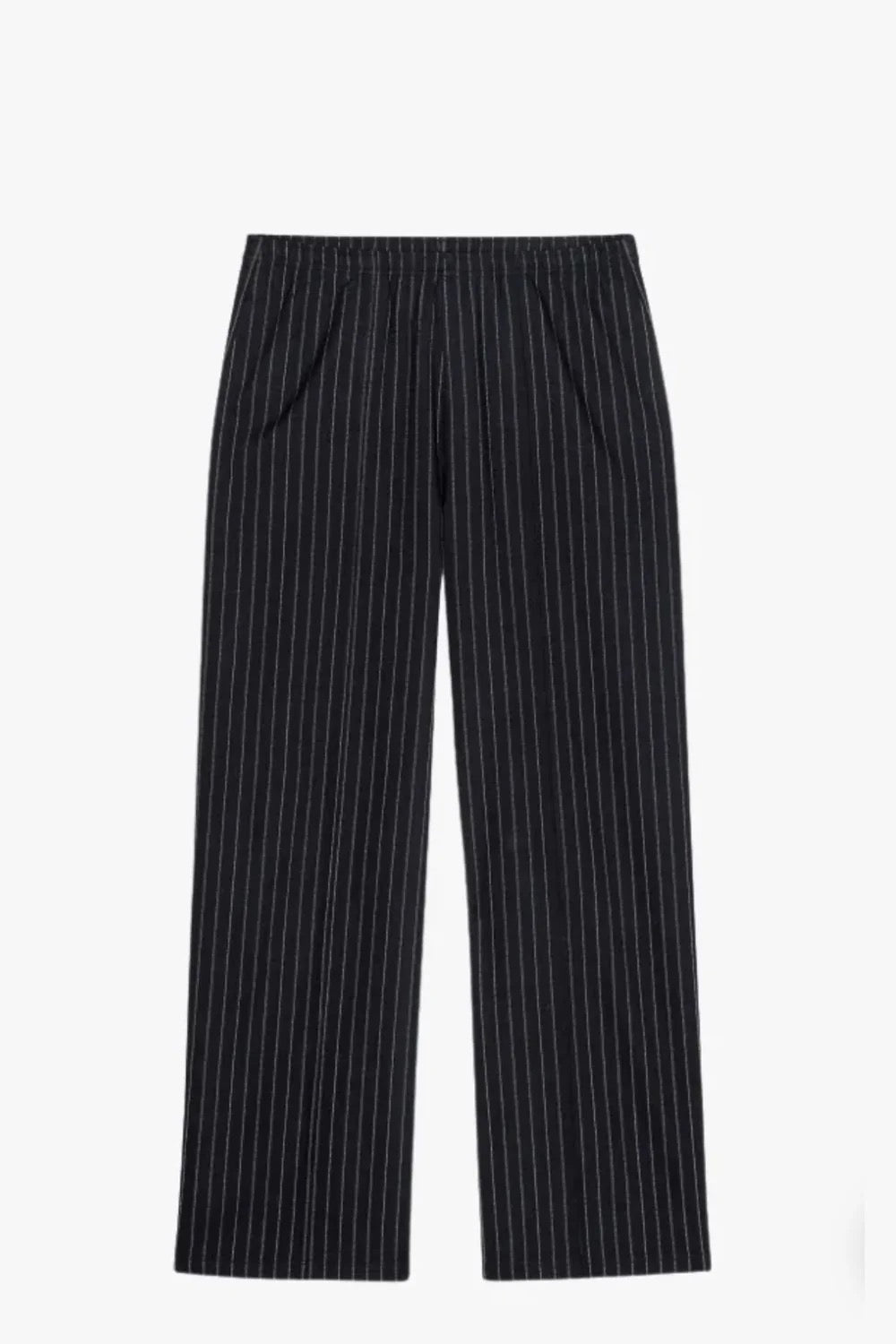 The Great - Women - Black Pinstripe Track Pant