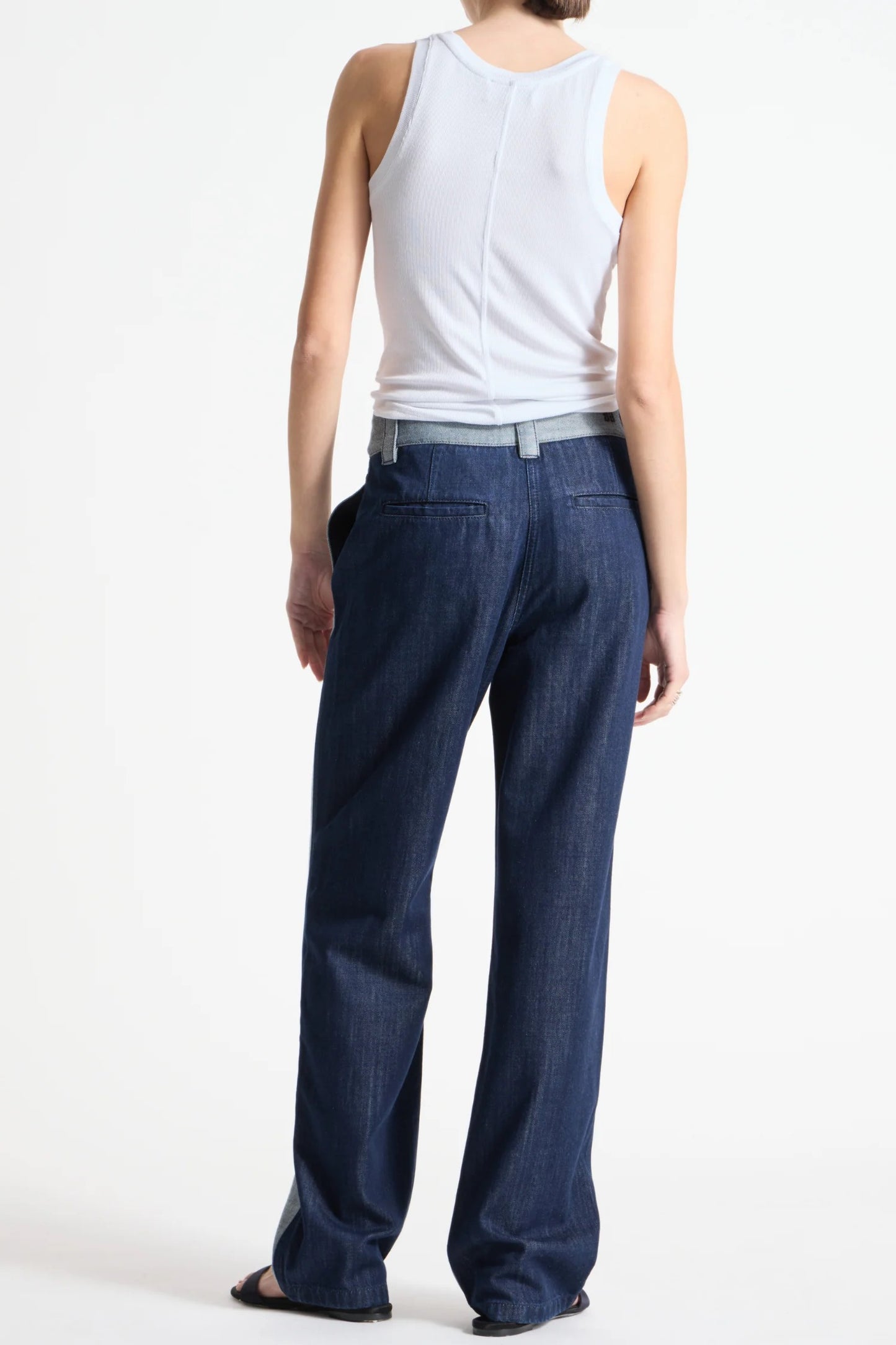 Saint Art - Women - Dark IndigoJonas Reverse Denim Pant