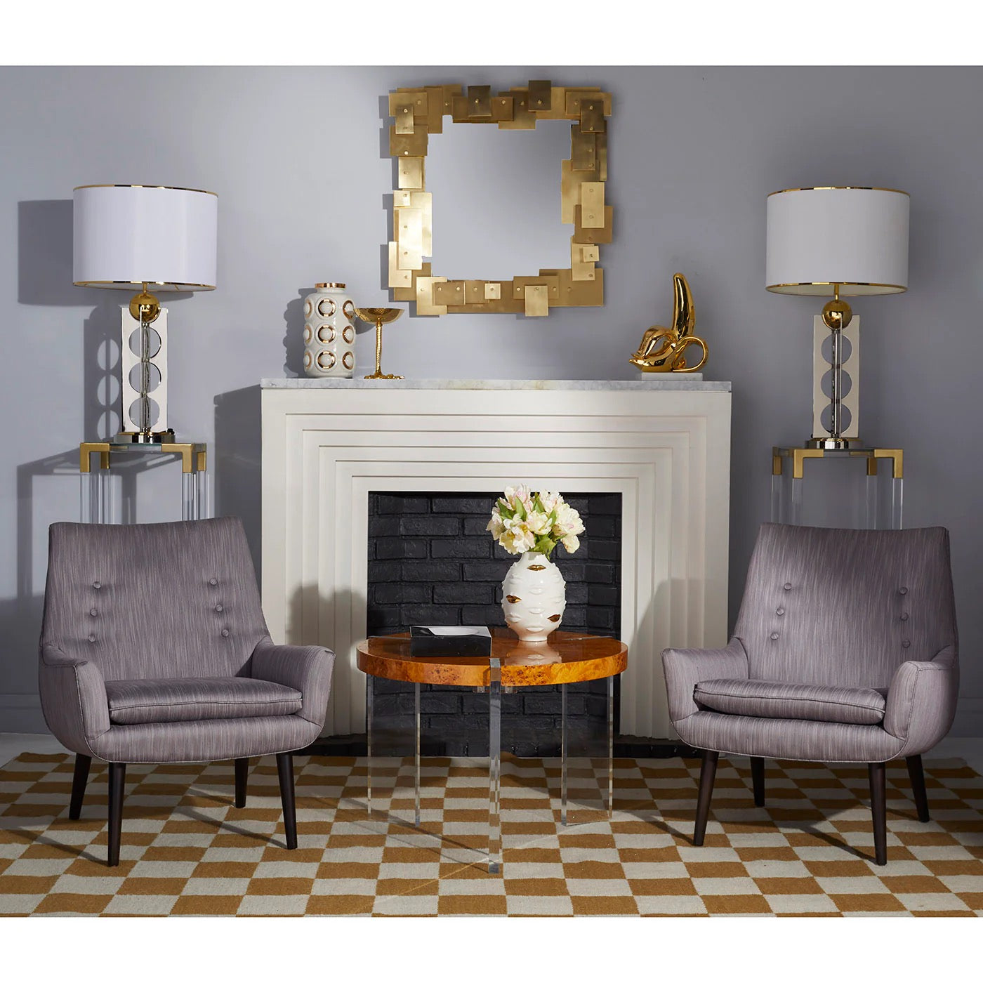 Jonathan Adler - Gilded Gala Round Vase
