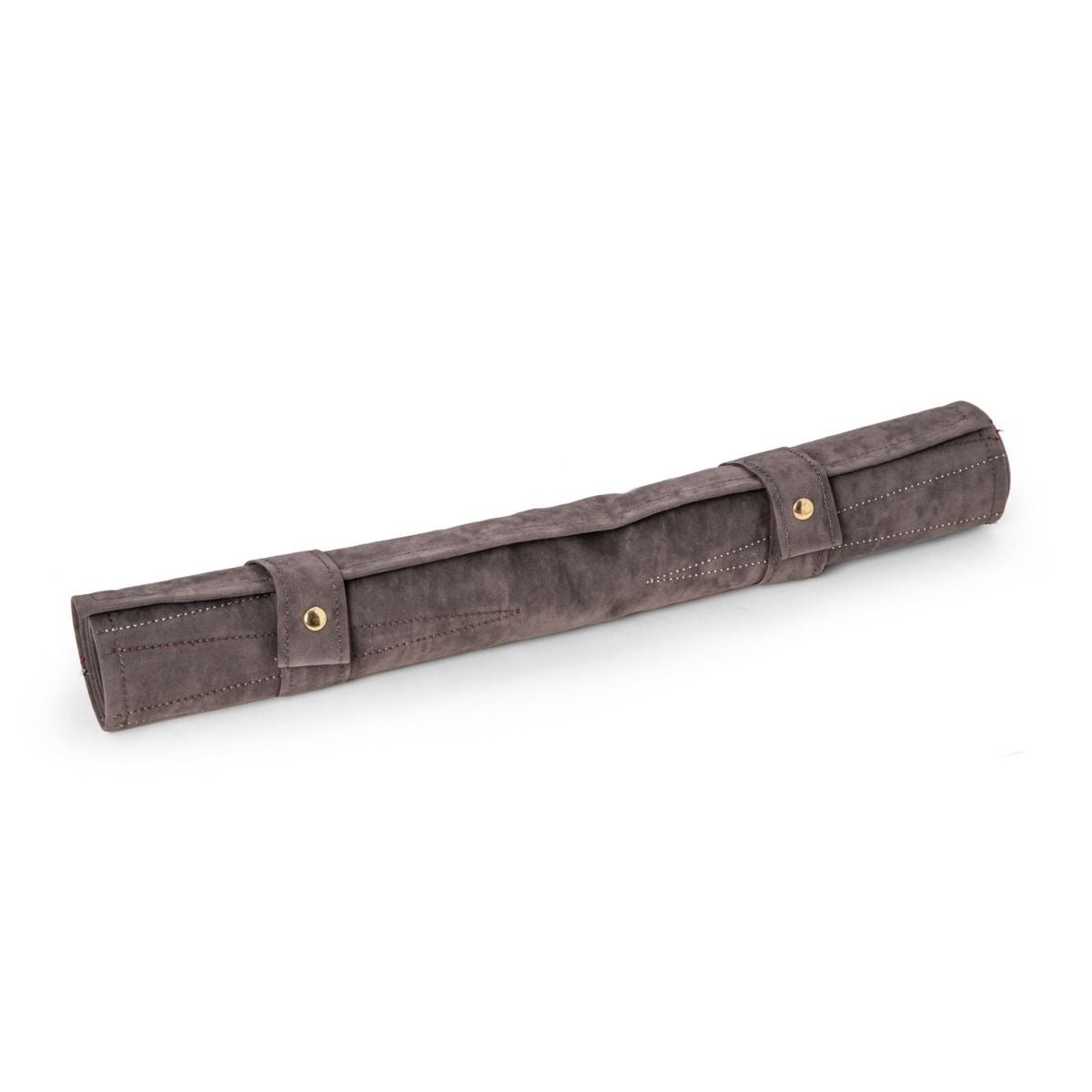 Guys N Gals - Warren Gray Sued Roll -Up Backgammon Travel Set