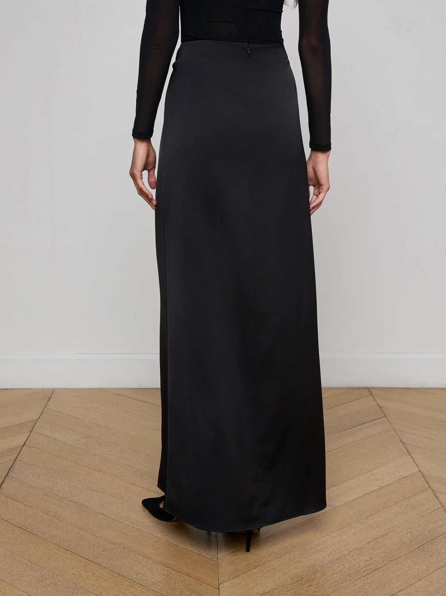 L'Agence - Women - Black Emmarie Maxi Wrap Skirt