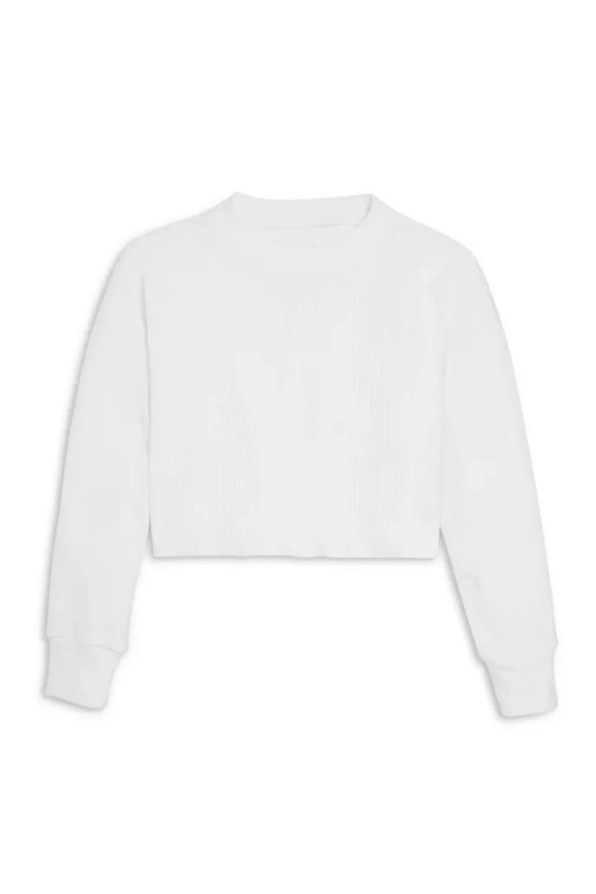 KatieJ NYC - Tween - White Cooper Waffle Tee