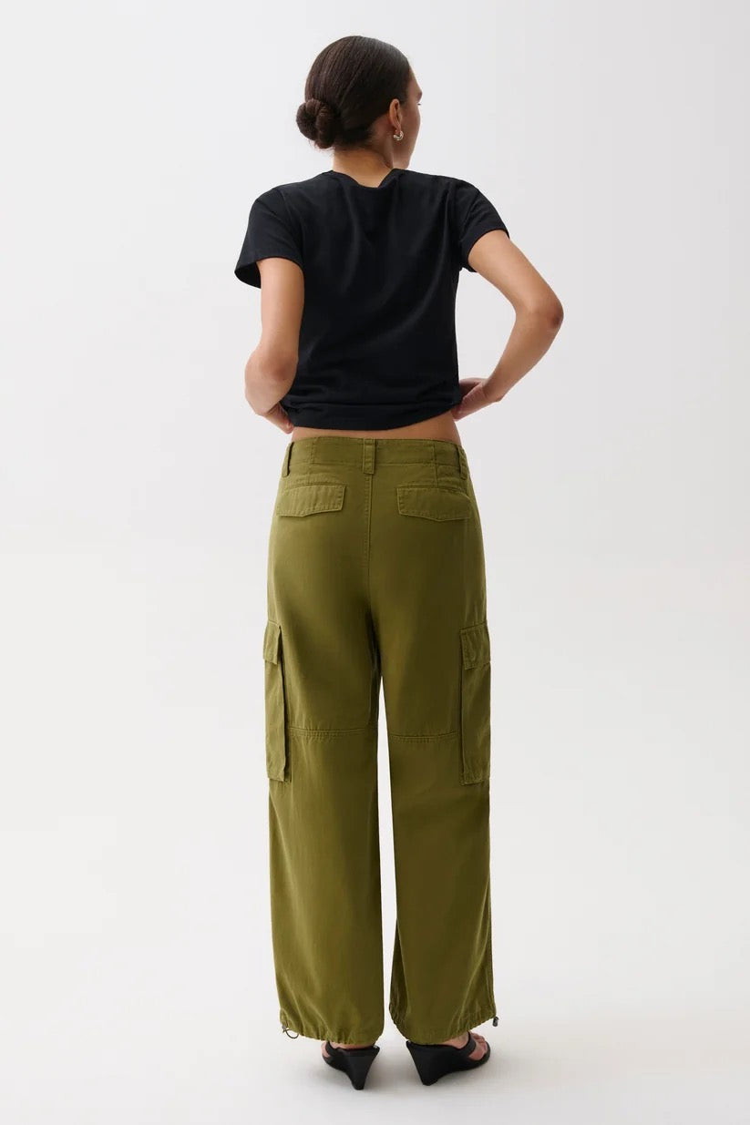 Pistola - Women - Deep Moss Petra Harem Cargo Pant