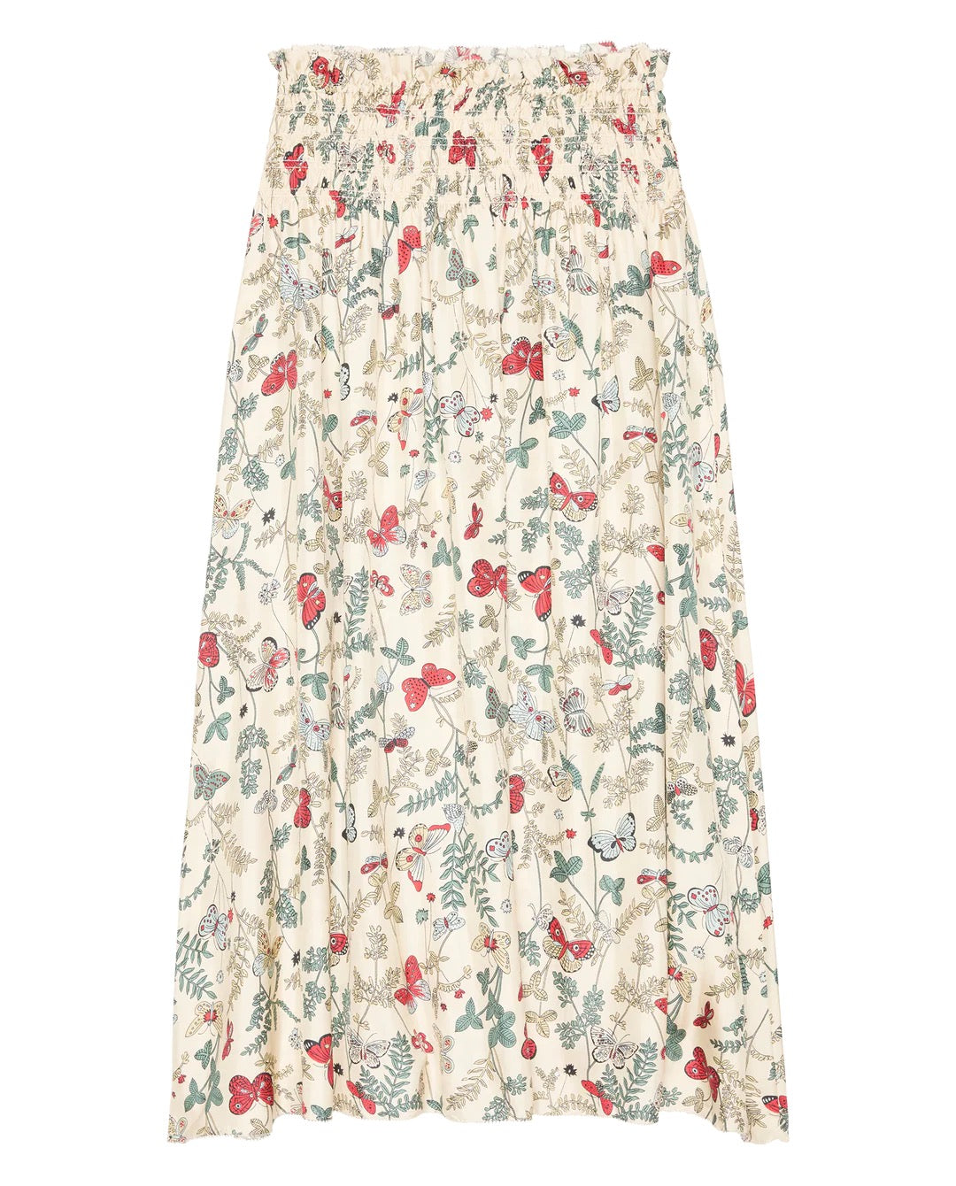 THE GREAT - Women Floating Butterfly Canary Skirt