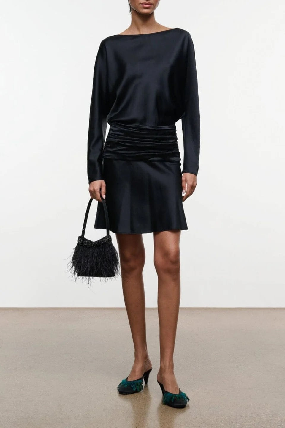 Staud - Women - Black Freda Silk Mini Dress