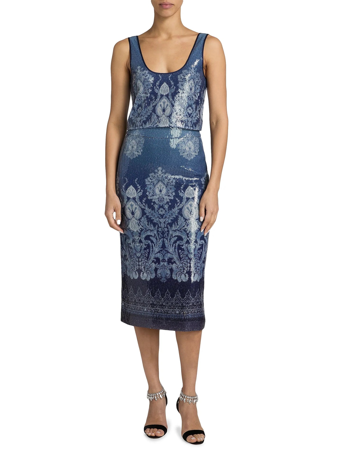 Ramy Brook - Navy Cody Sequin Top