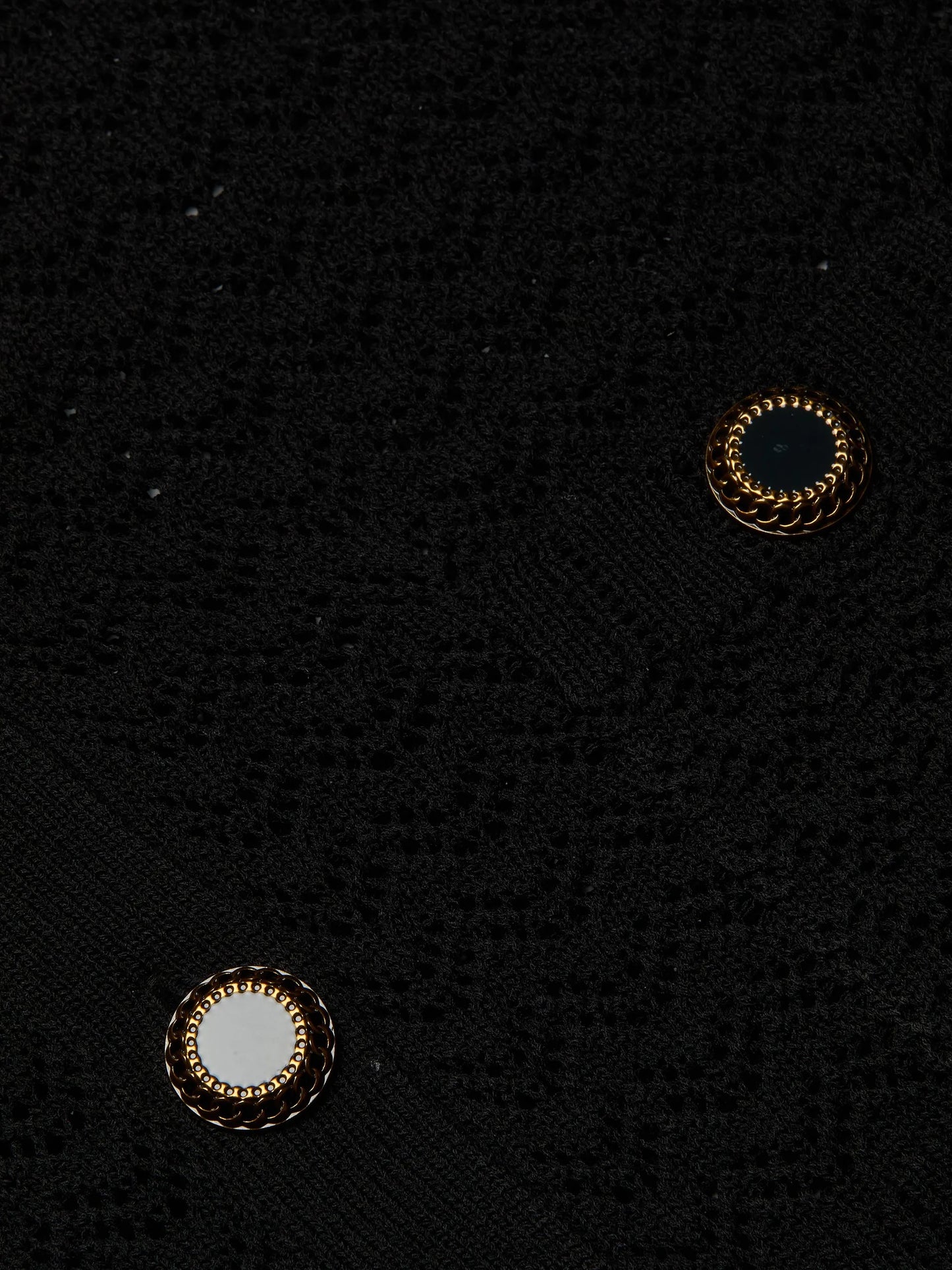 L'AGENCE - women - Black Orla Pointelle Knit Cardigan