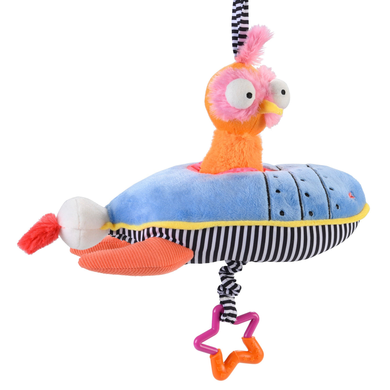 Inklings - Ollie the Oddball Oddbird Rocket Ship Musical Pull Activity Toy