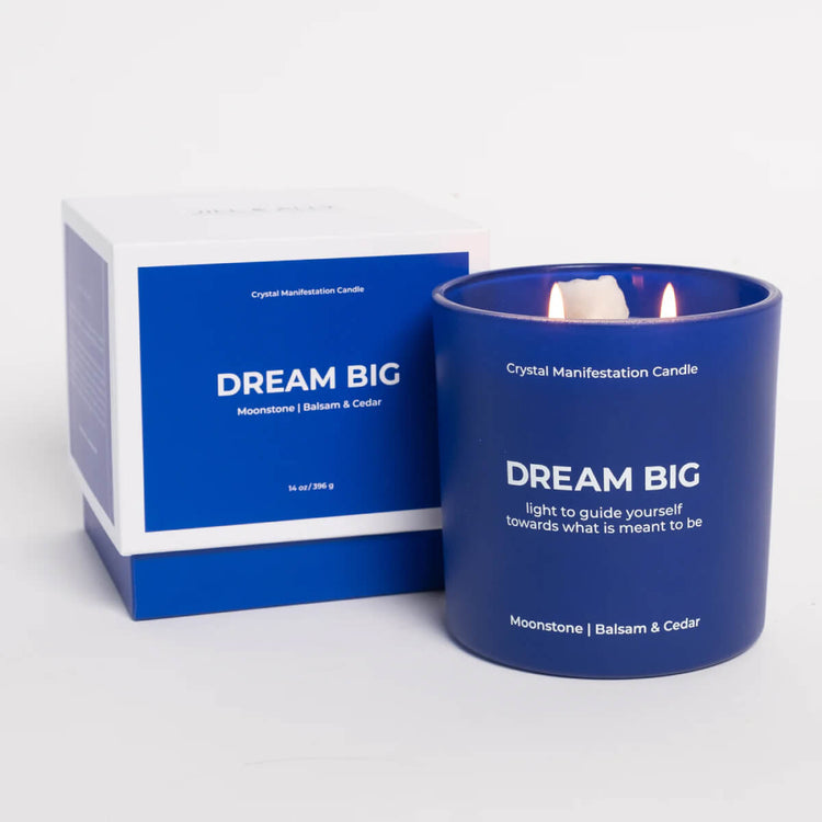 Jill & Ally - Dream Big Crystal Manifestation Candle