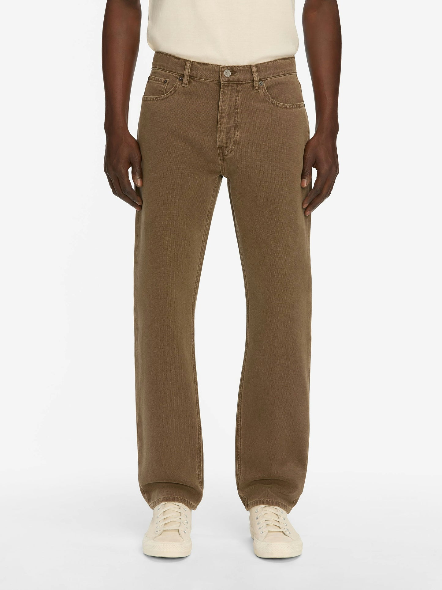 Frame - Men - Antique Latte Brown The Straight Jean