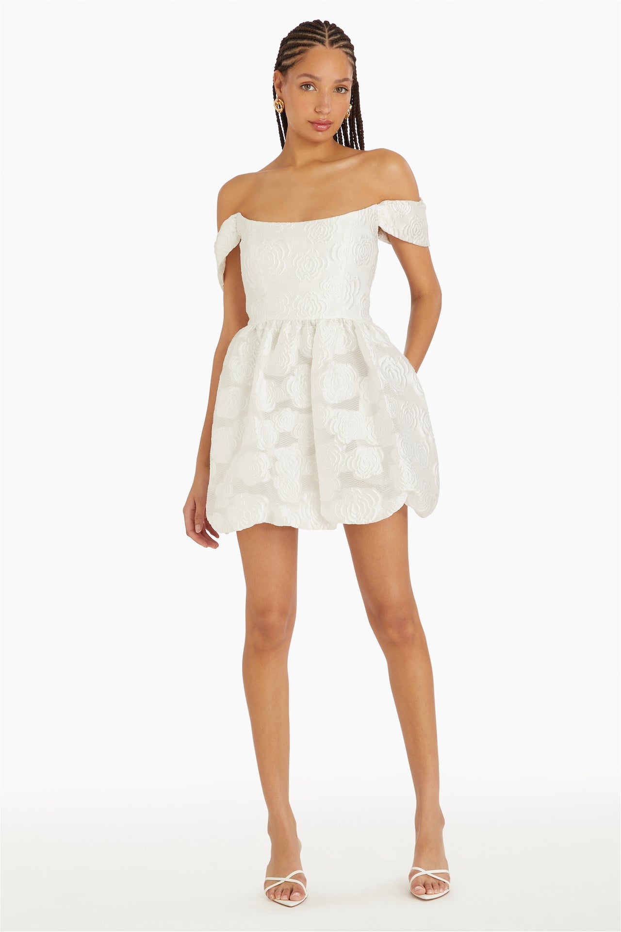 Amanda Uprichard - Women - White Jacquard Valentina Dress