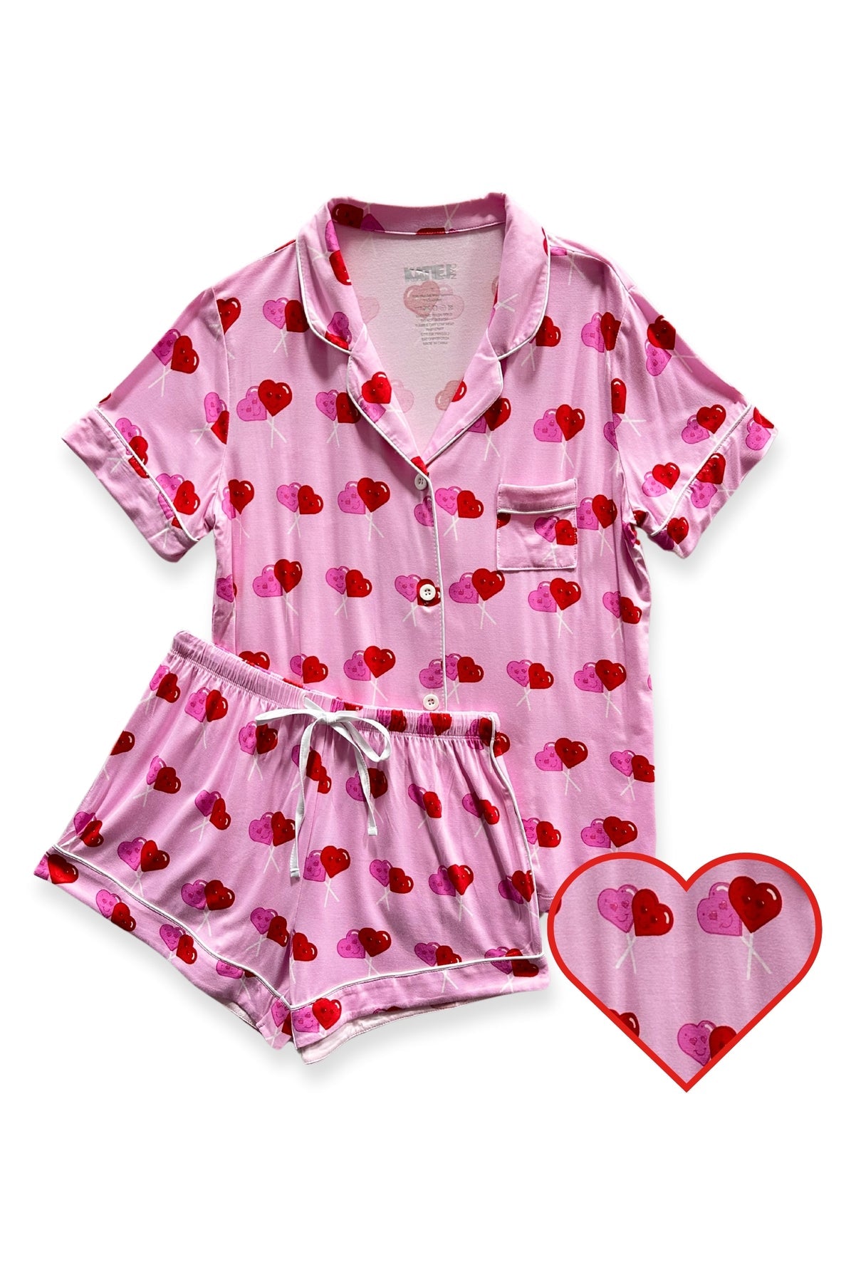 KatieJ NYC - Tween - Love Lollies Lynn Shorts Lounge Set