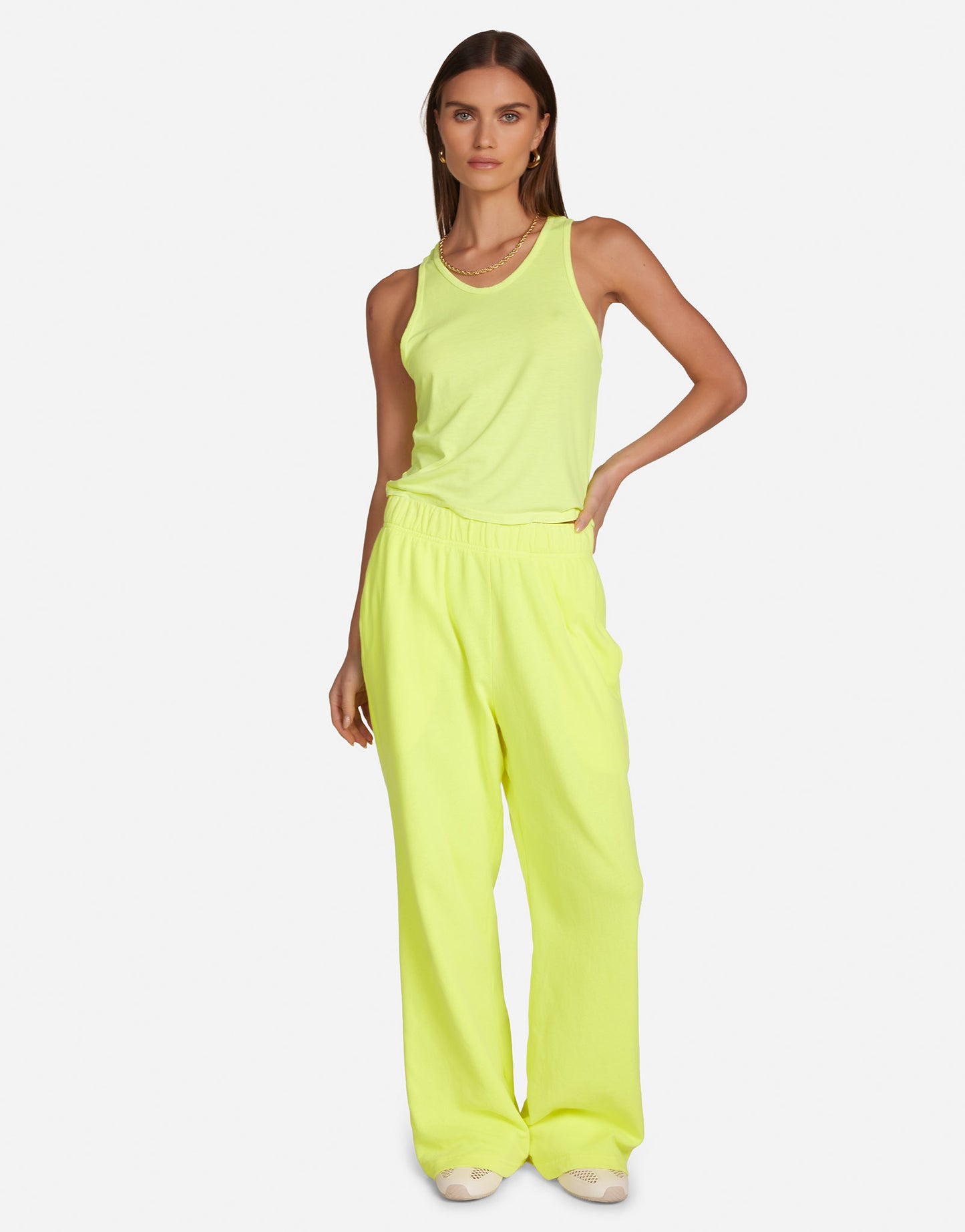 Michael Lauren - Women - Vivid Yellow Wylder Fitted Tank